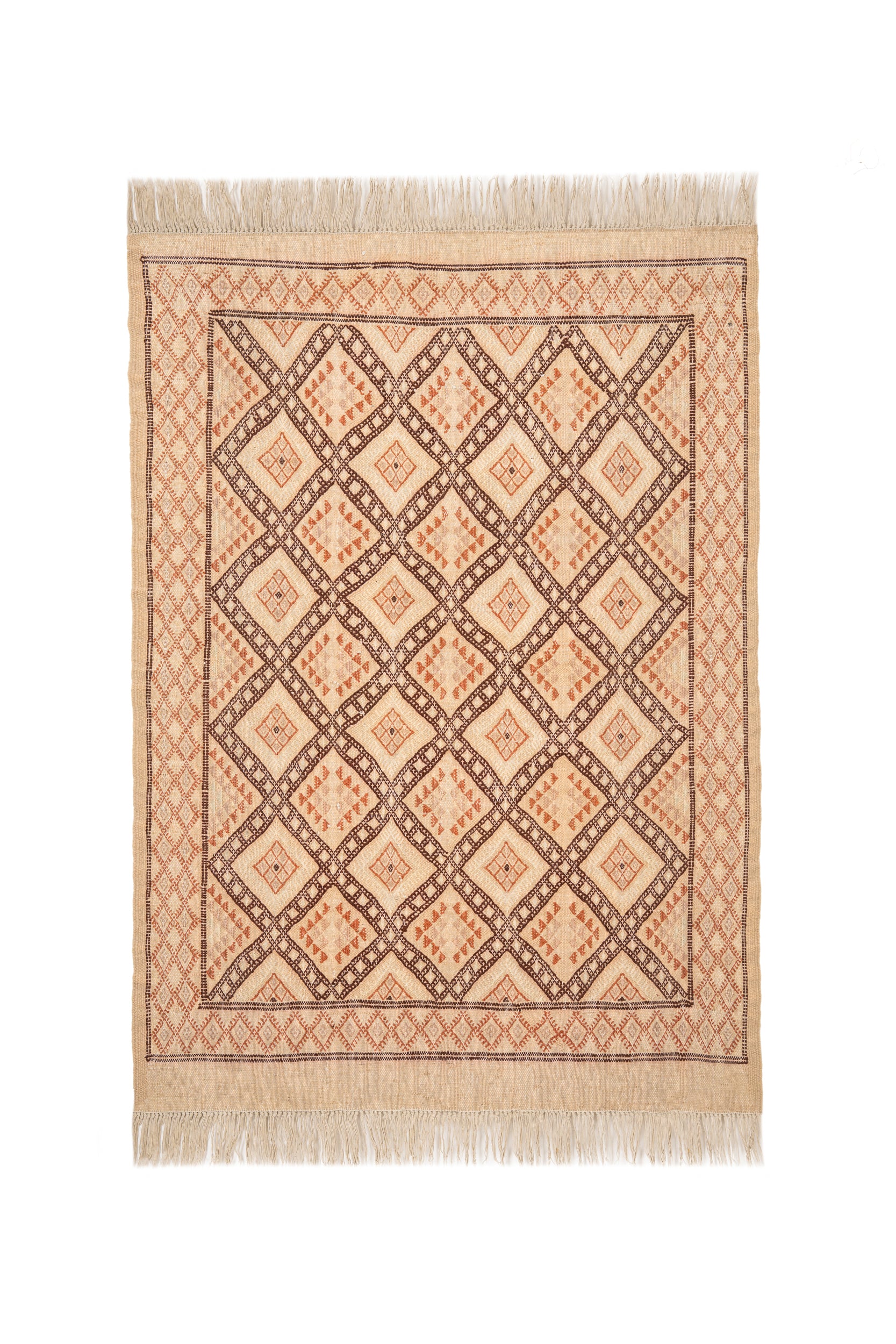 Vintage Tunisian Margoum Kilim 5'5" x 3'9"