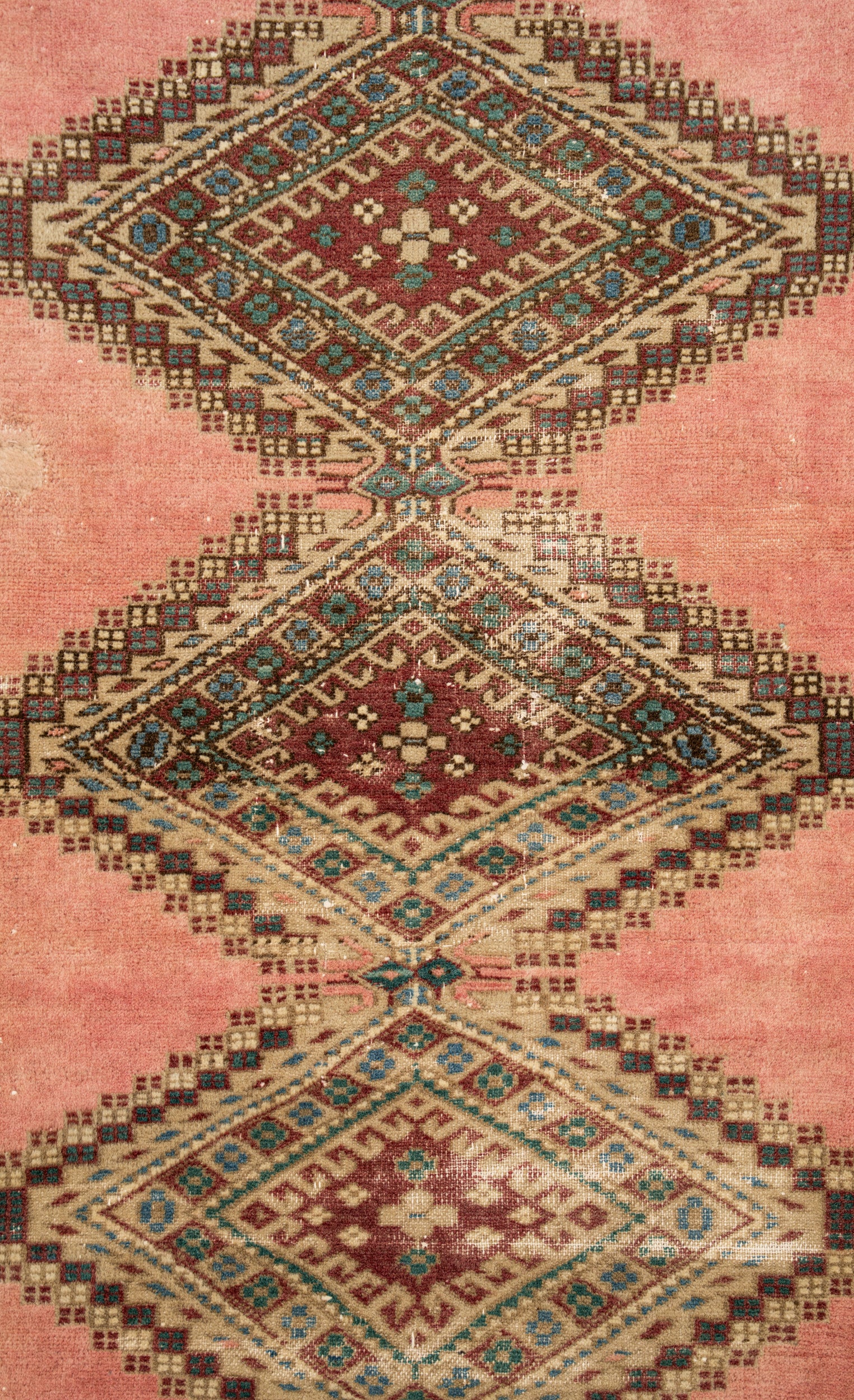 Vintage Lahore Shirvan Rug 4'4" x 2'5"