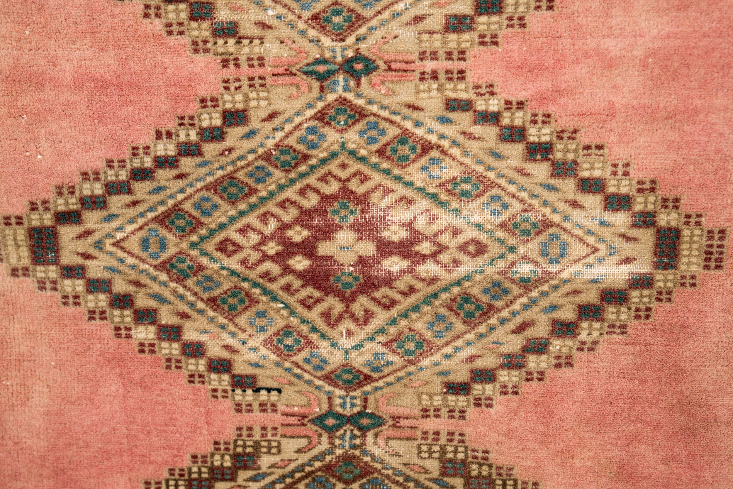 Vintage Lahore Shirvan Rug 4'4" x 2'5"