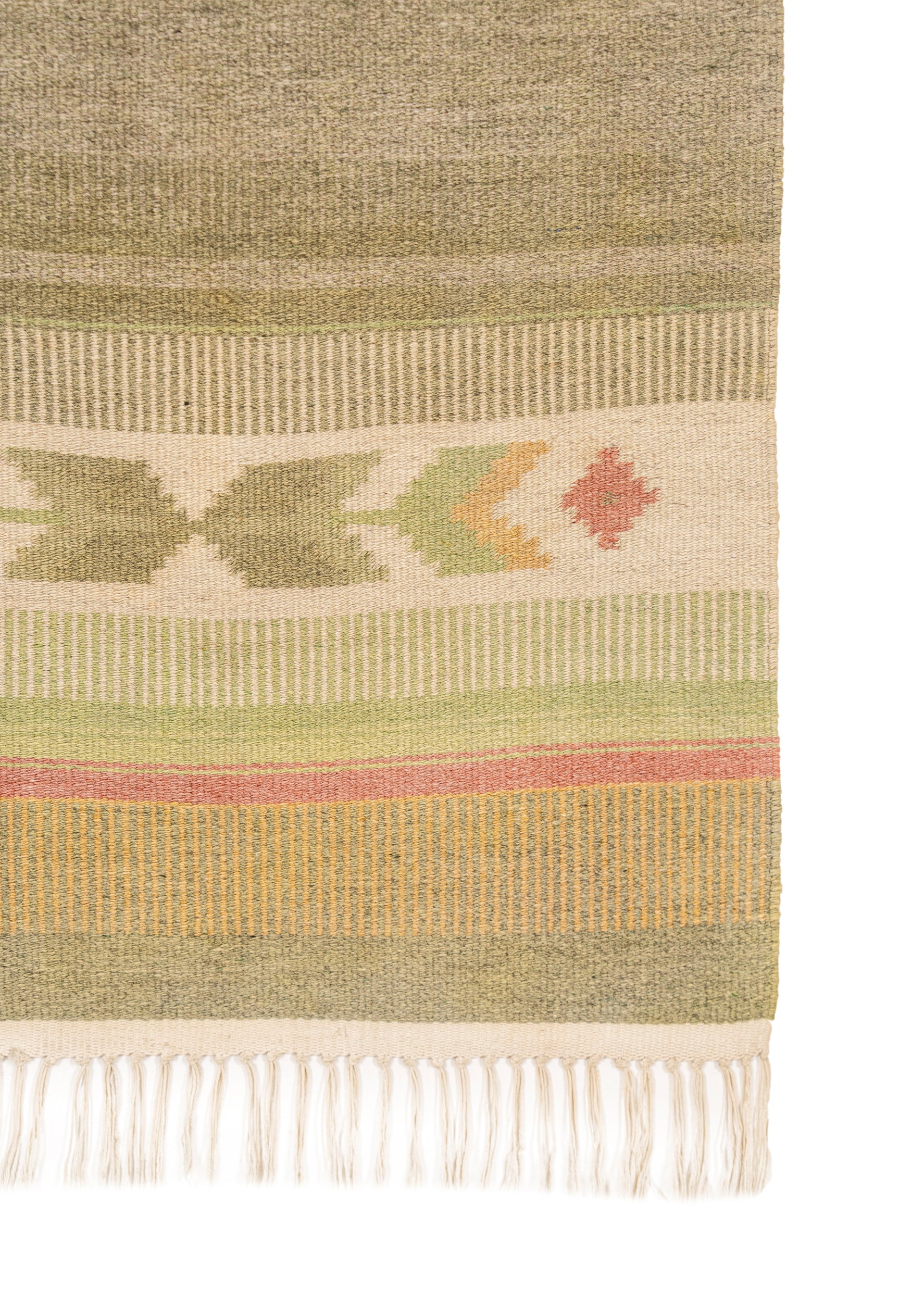 Vintage Scandinavian Kilim Runner 4'10" X 1'9"
