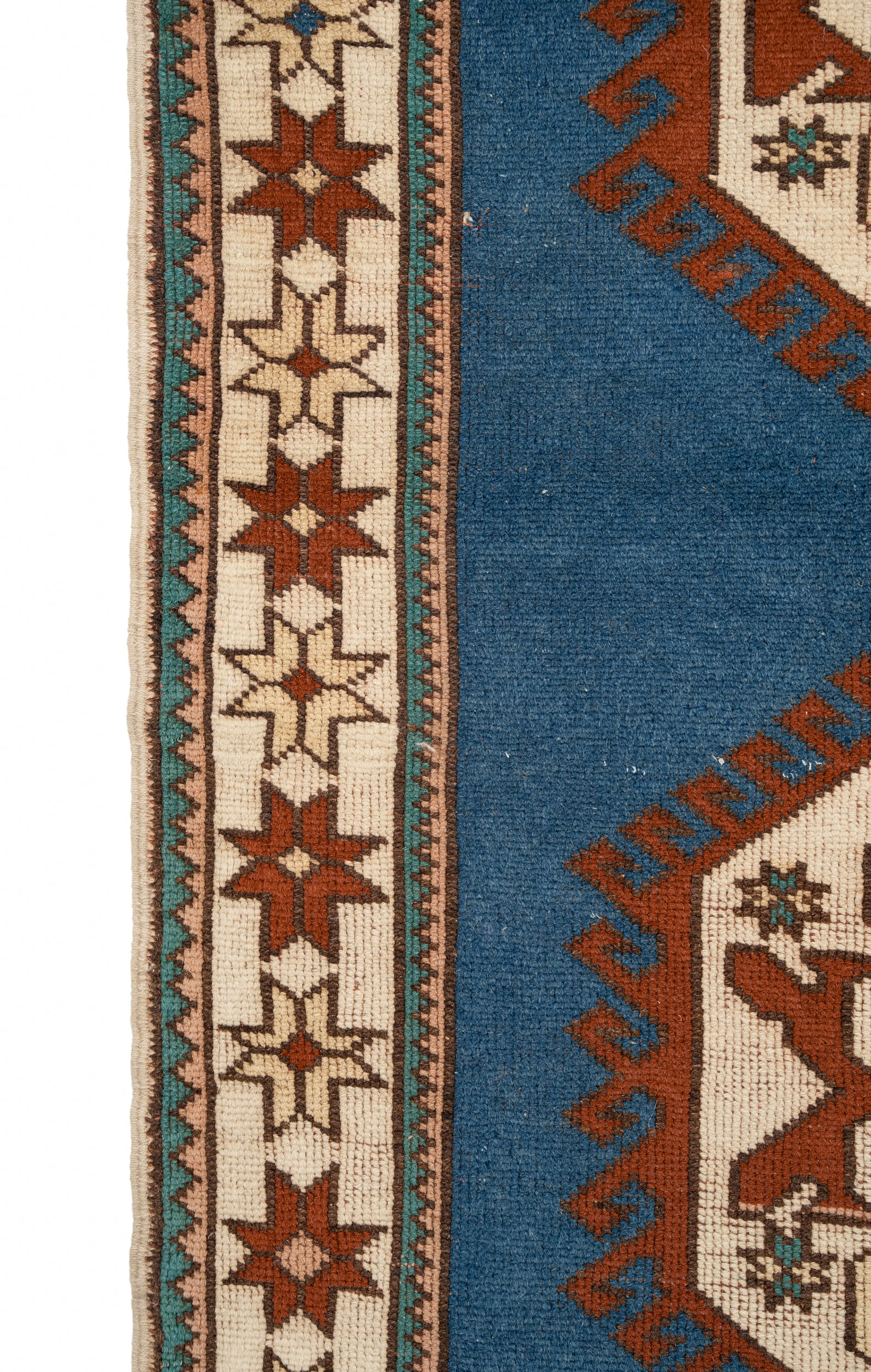 Vintage Turkish Kazak Rug 6'5" x 4'4"