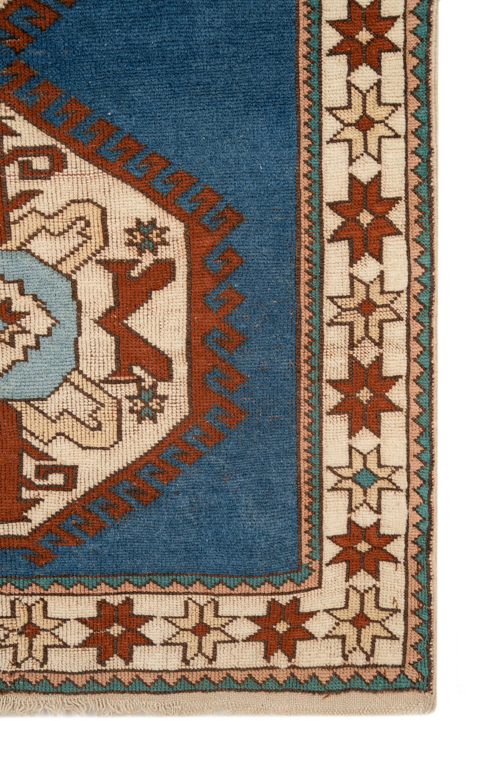 Vintage Turkish Kazak Rug 6'5" x 4'4"