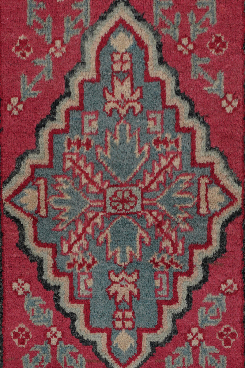 Vintage Turkish Tribal Rug 4'6" x 2'2"