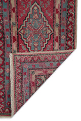 Vintage Turkish Tribal Rug 4'6" x 2'2"