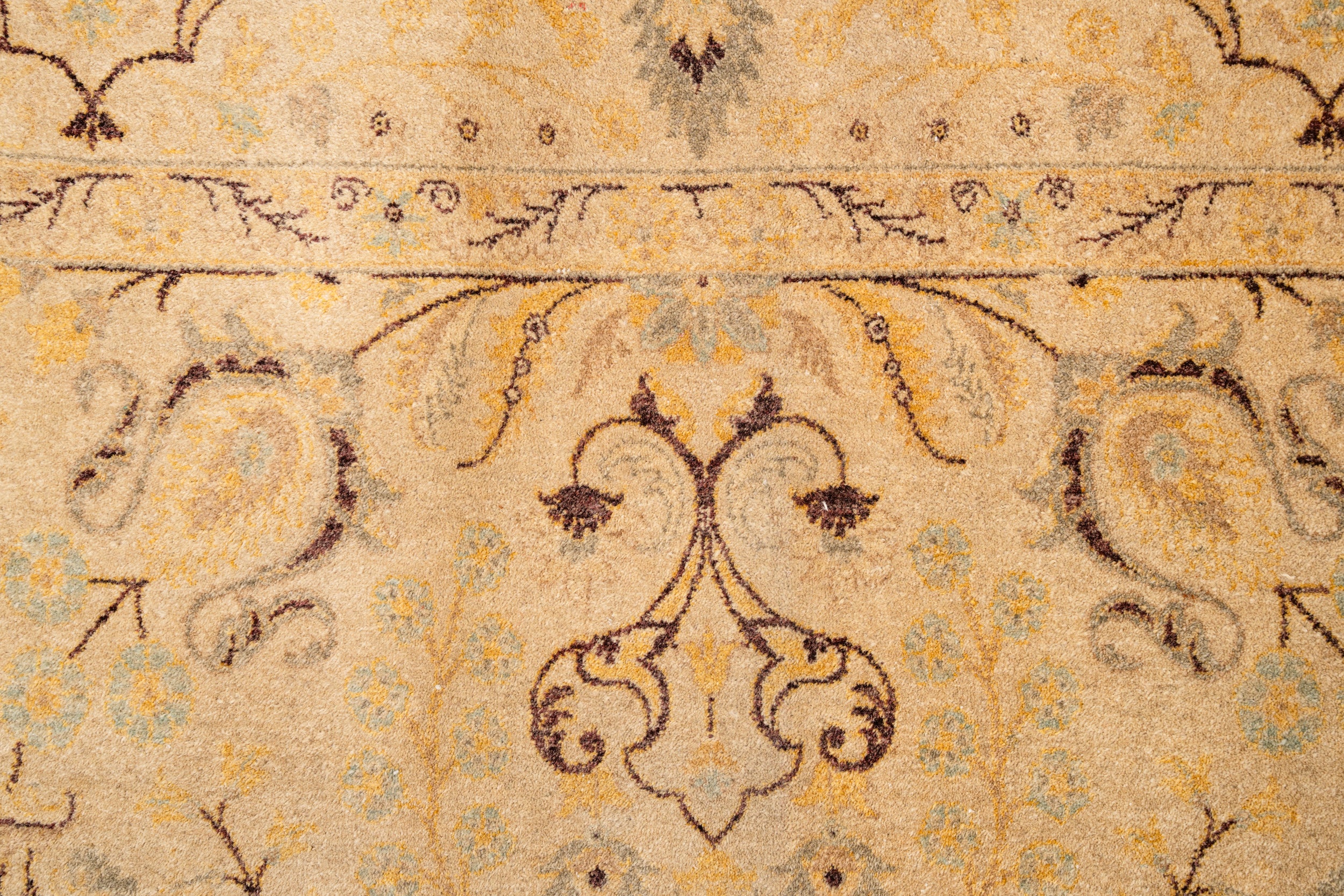 Vintage Pakistani fragment Rug 5'7" x 2'7"