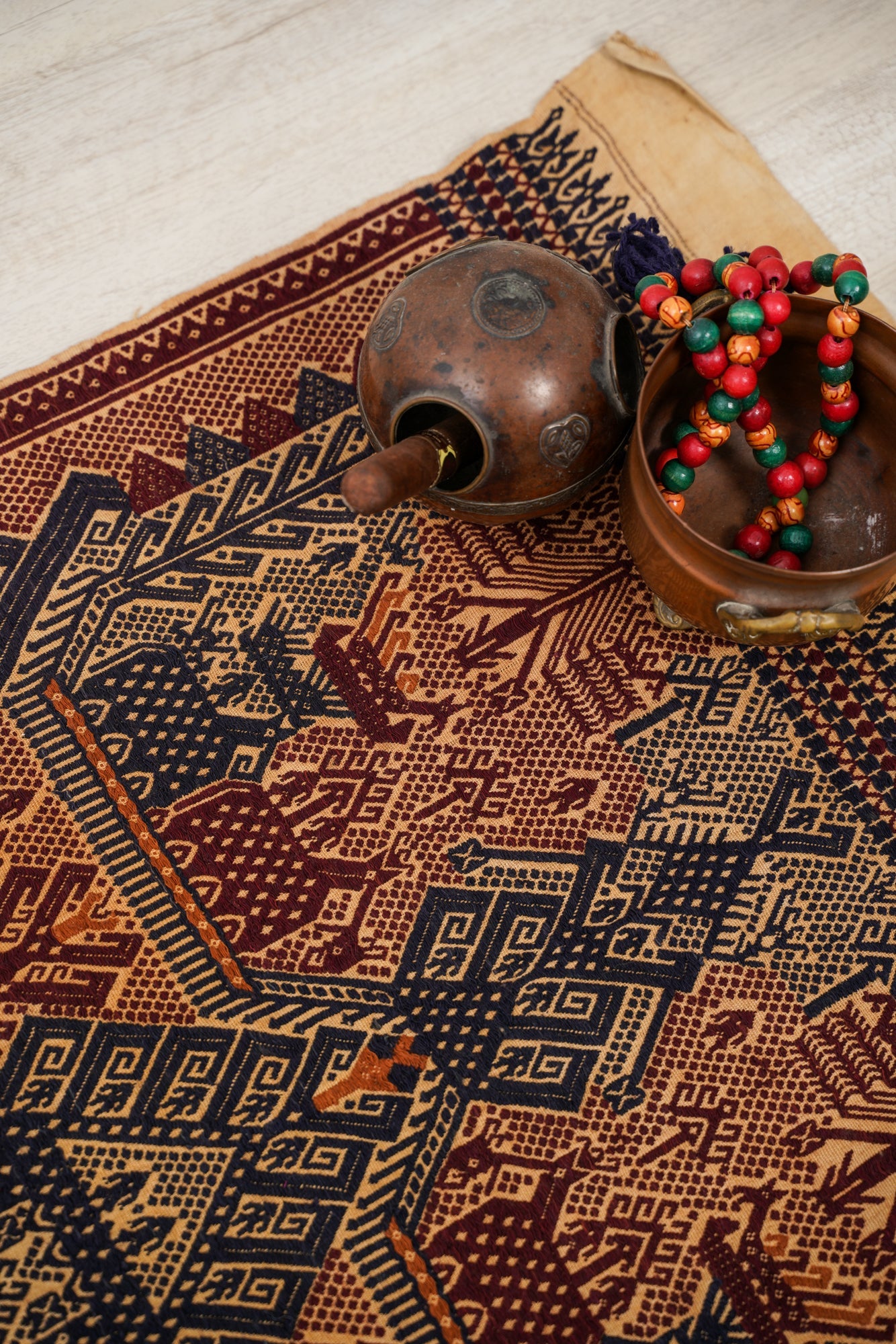 Antique Indonesian Ceremonial textile 2'7" x 2'3"