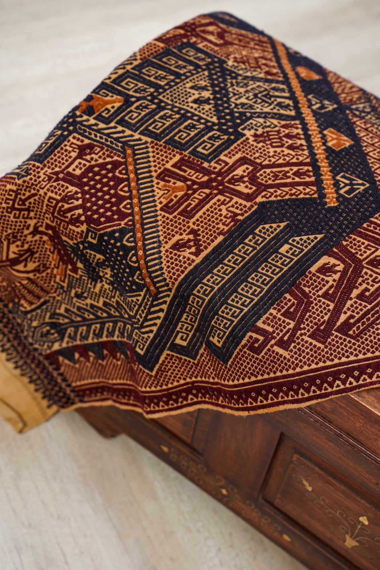 Antique Indonesian Ceremonial textile 2'7" x 2'3"