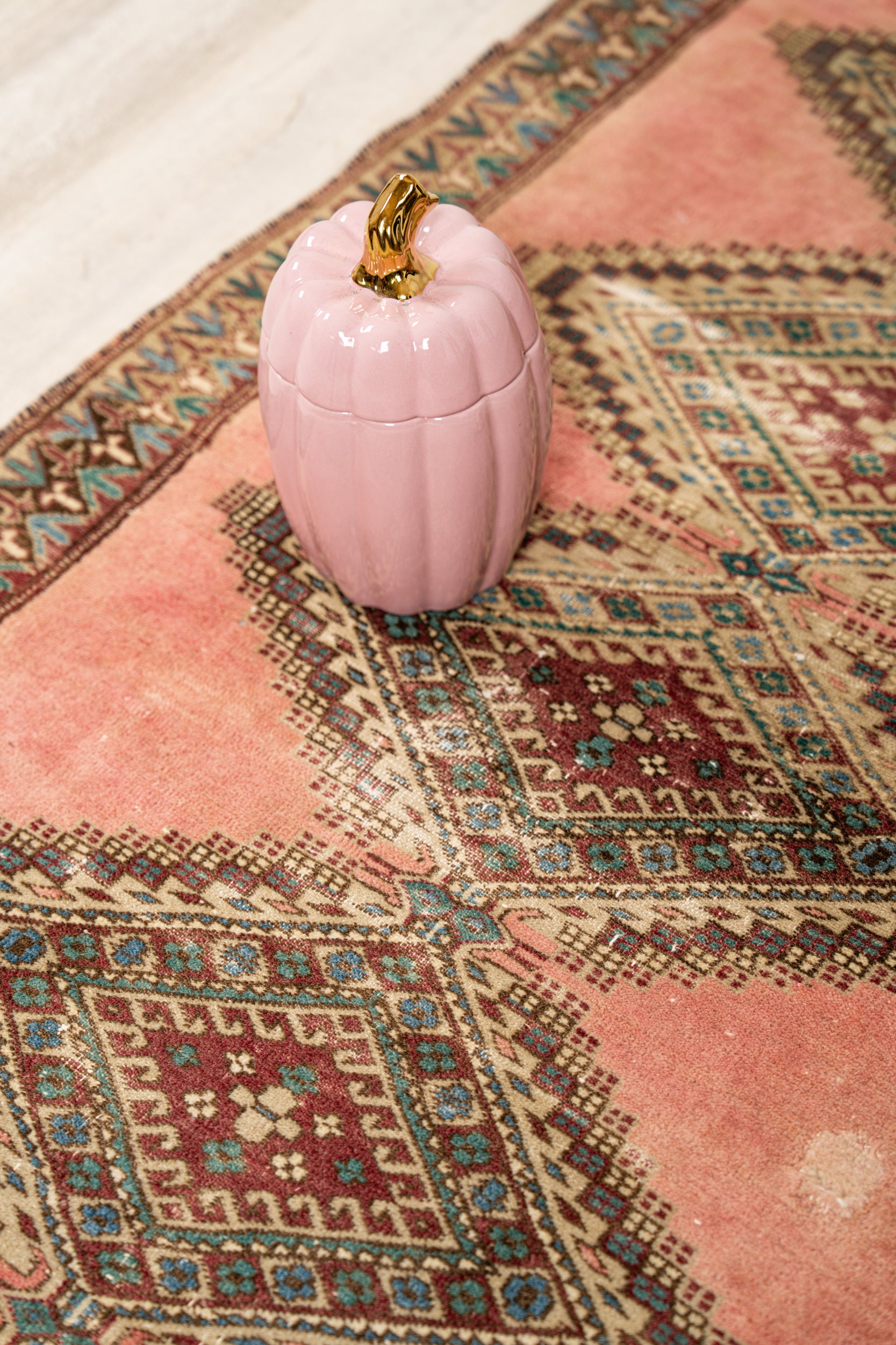 Vintage Lahore Shirvan Rug 4'4" x 2'5"