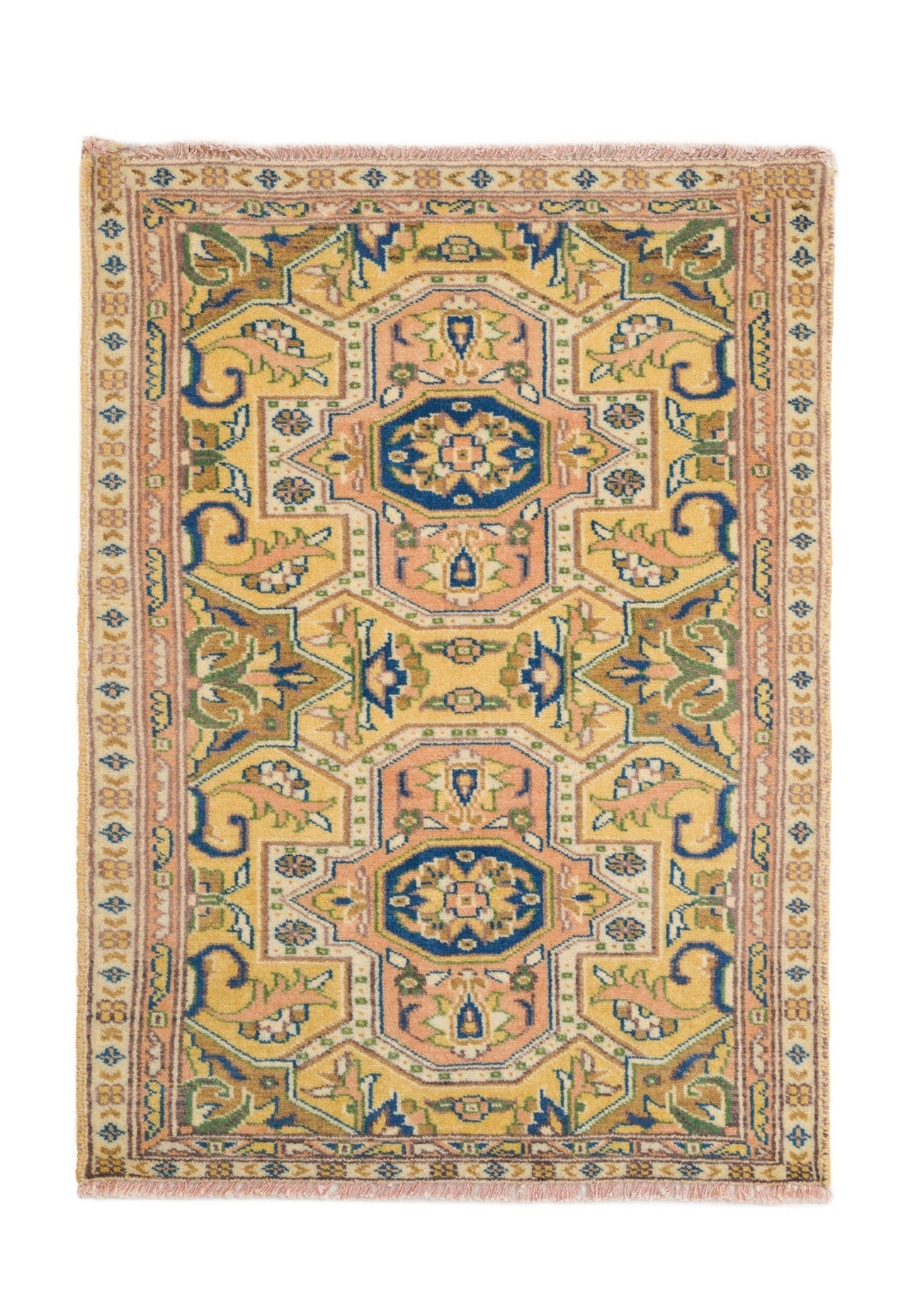 Vintage Kashmiri Rug 2'9" x 2'1"