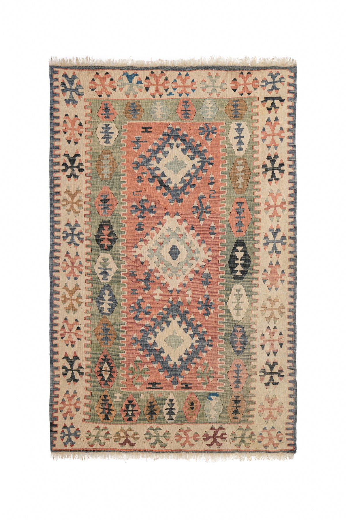 Vintage Turkish kilim 5'8" x 3'8"
