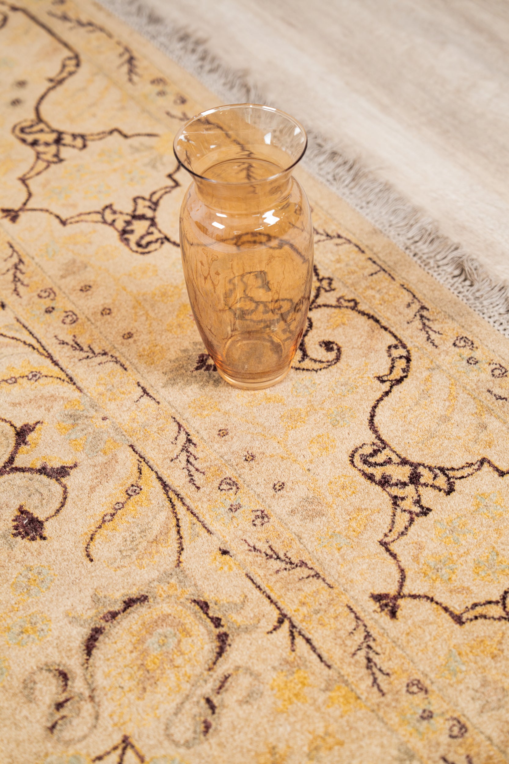 Vintage Pakistani fragment Rug 5'7" x 2'7"