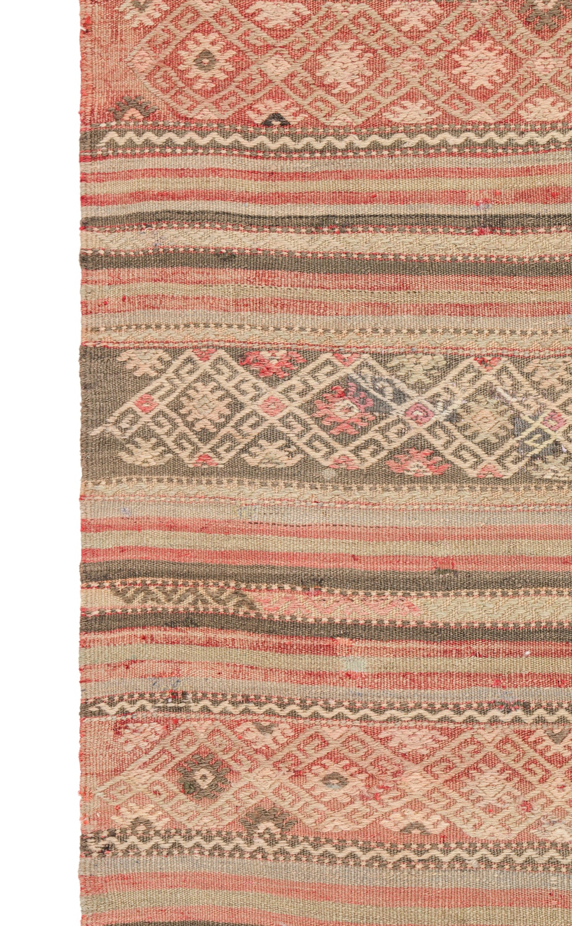 Vintage Turkish Denizli Kilim 8'2" x 4'9"