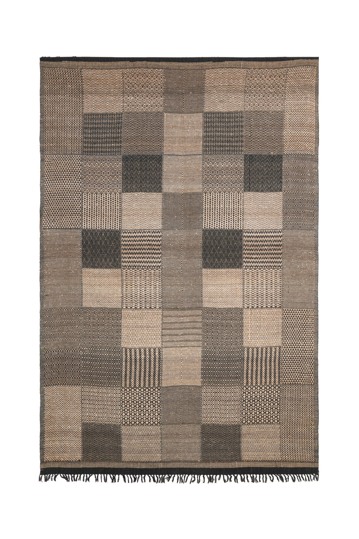 Vintage Indian Hand loom Textile 8'6" x 5'1"