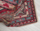 Vintage Turkish Tribal Rug 4'6" x 2'2"