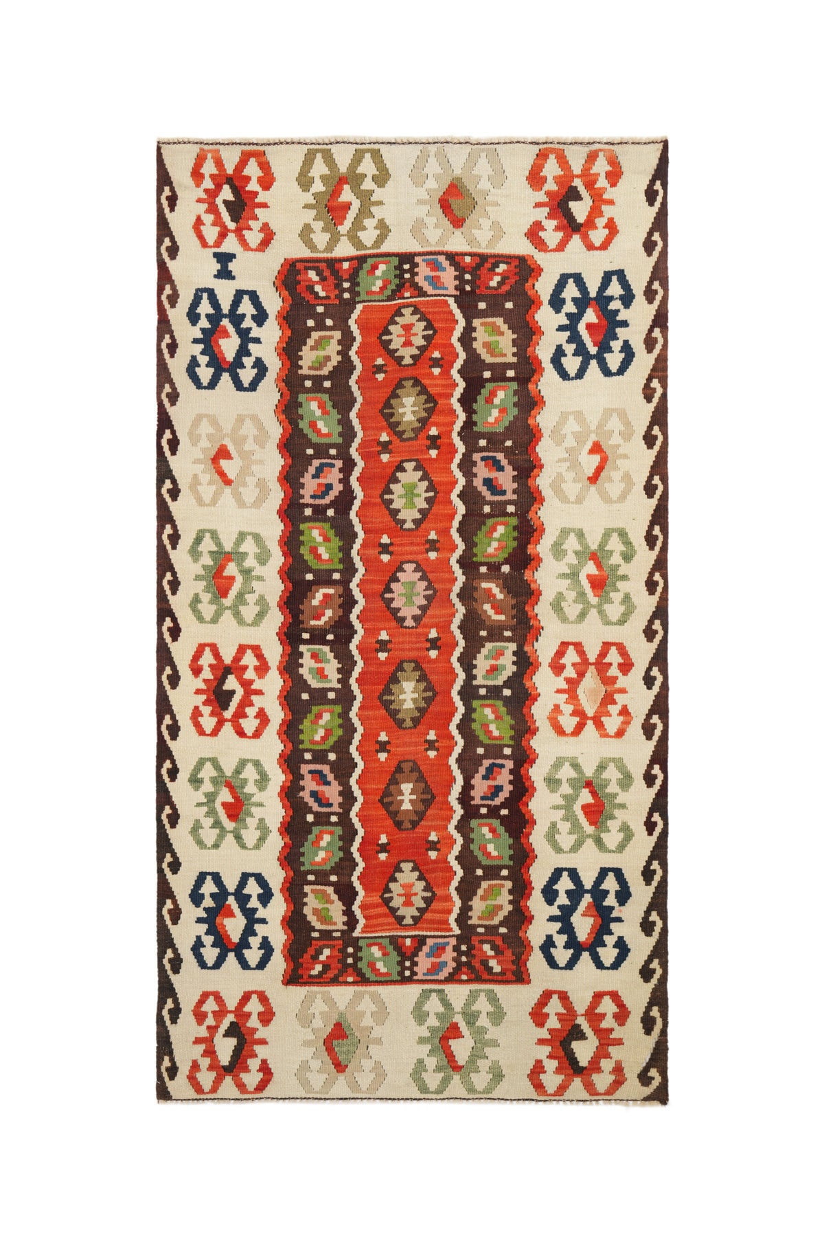 Vintage  Sarkoy Kilim 6'2" x 3'5"