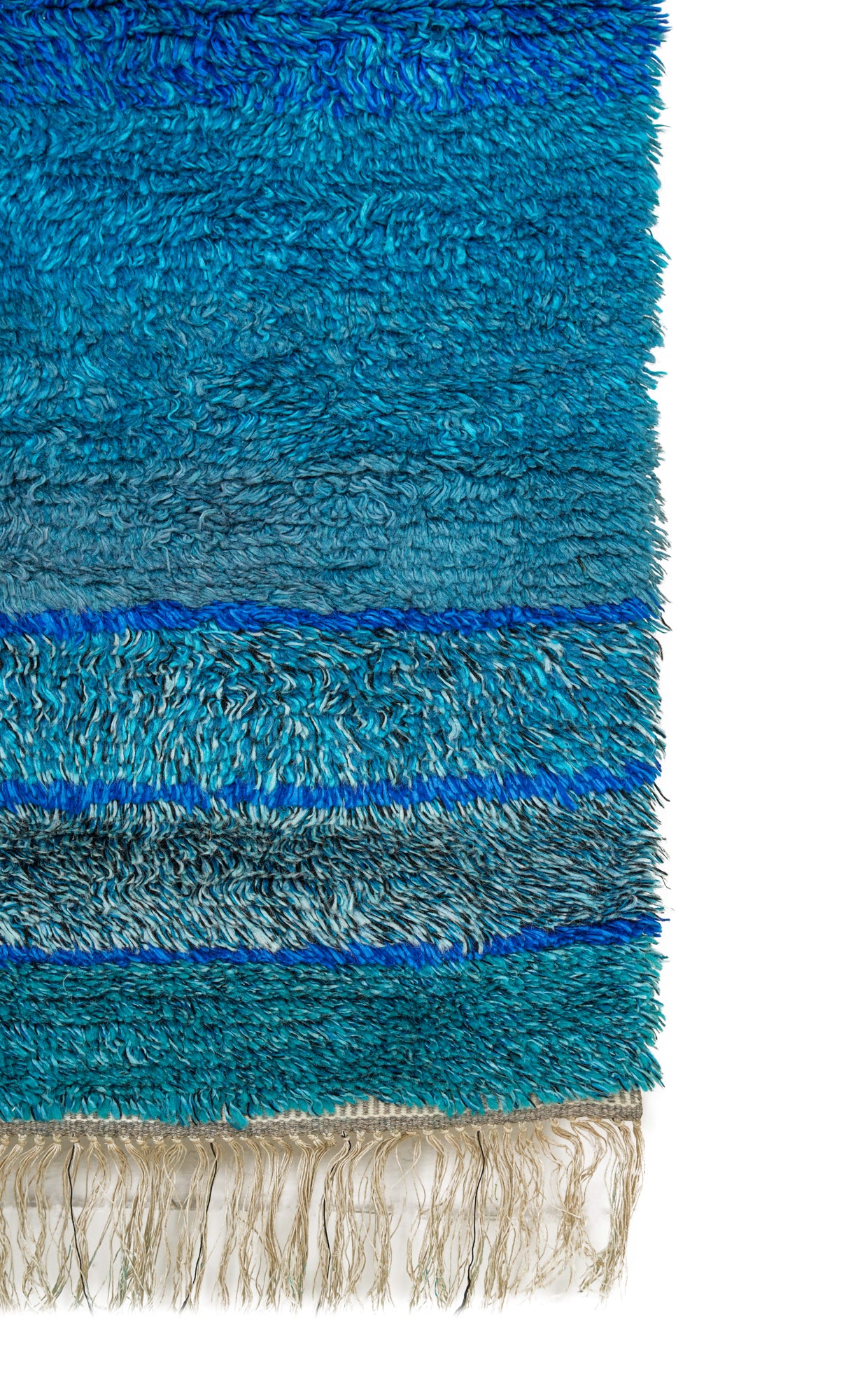 Vintage Danish Rya Rug 5'6" x 3'