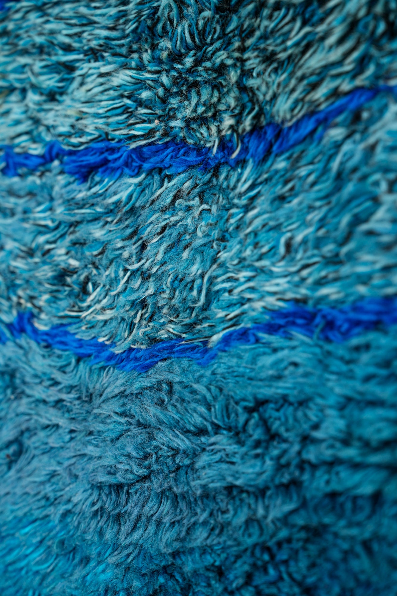 Vintage Danish Rya Rug 5'6" x 3'