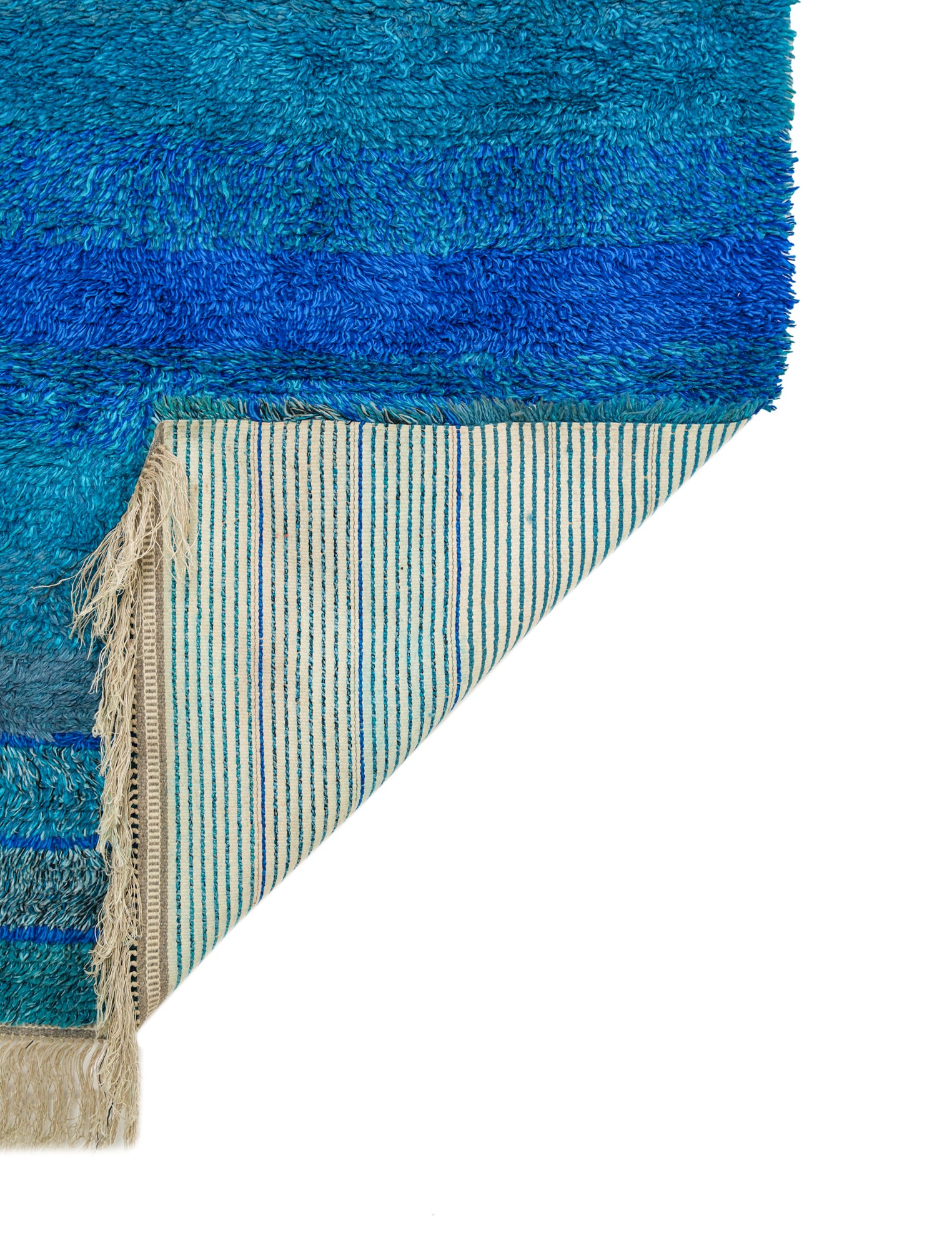 Vintage Danish Rya Rug 5'6" x 3'