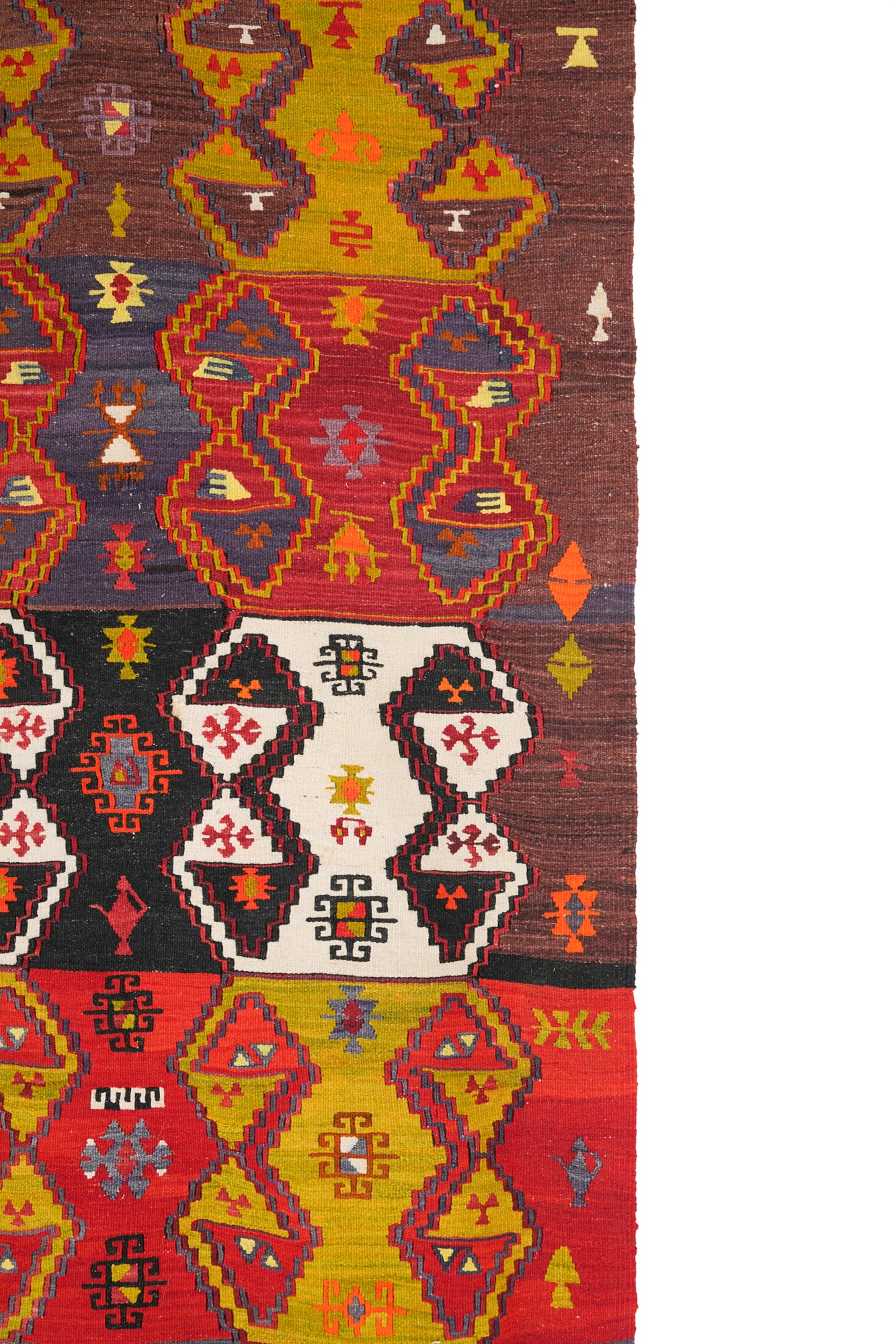 Vintage Anatolian Emirdag Kilim 8'1" x 4'5"