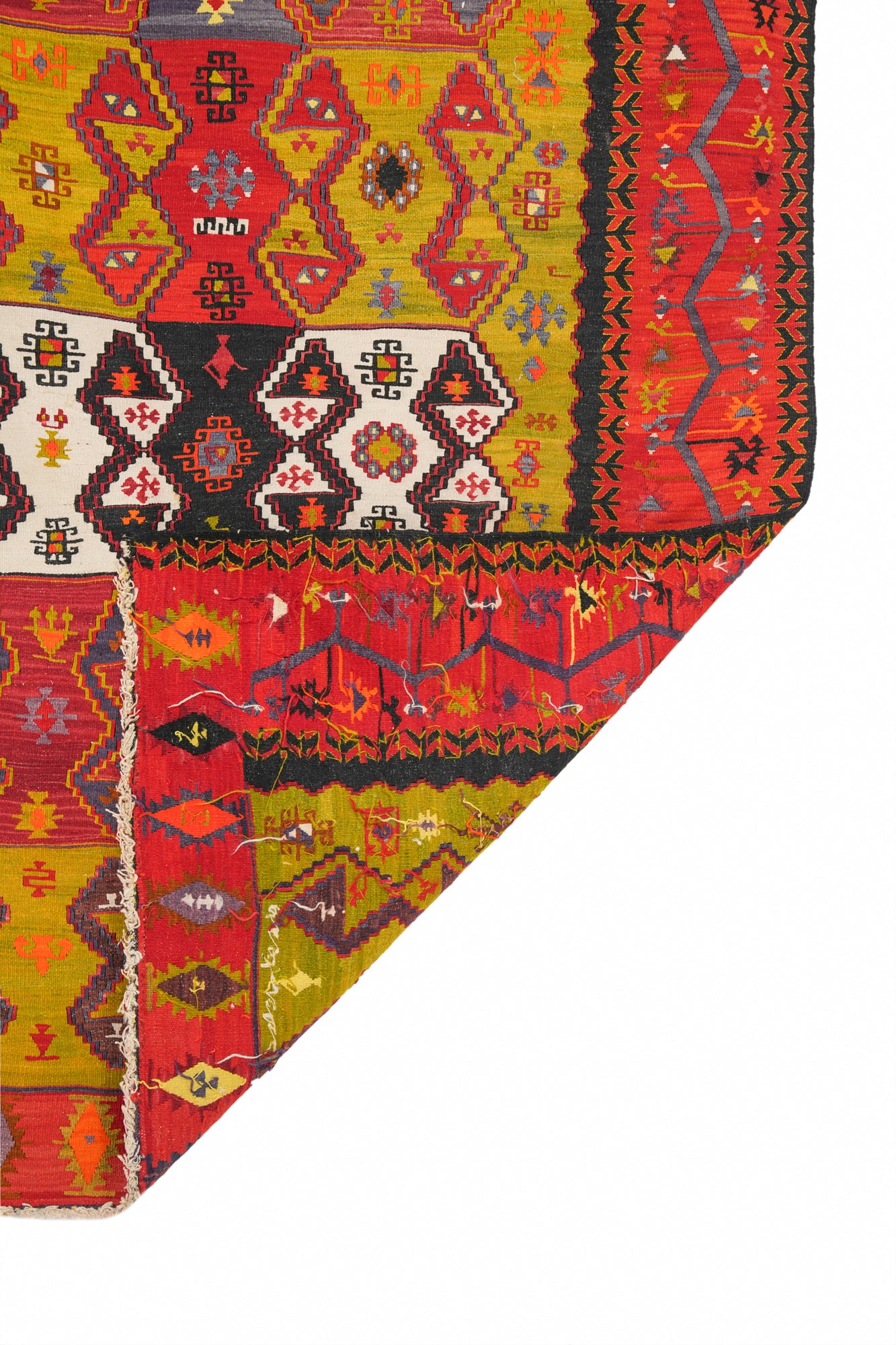 Vintage Anatolian Emirdag Kilim 8'1" x 4'5"