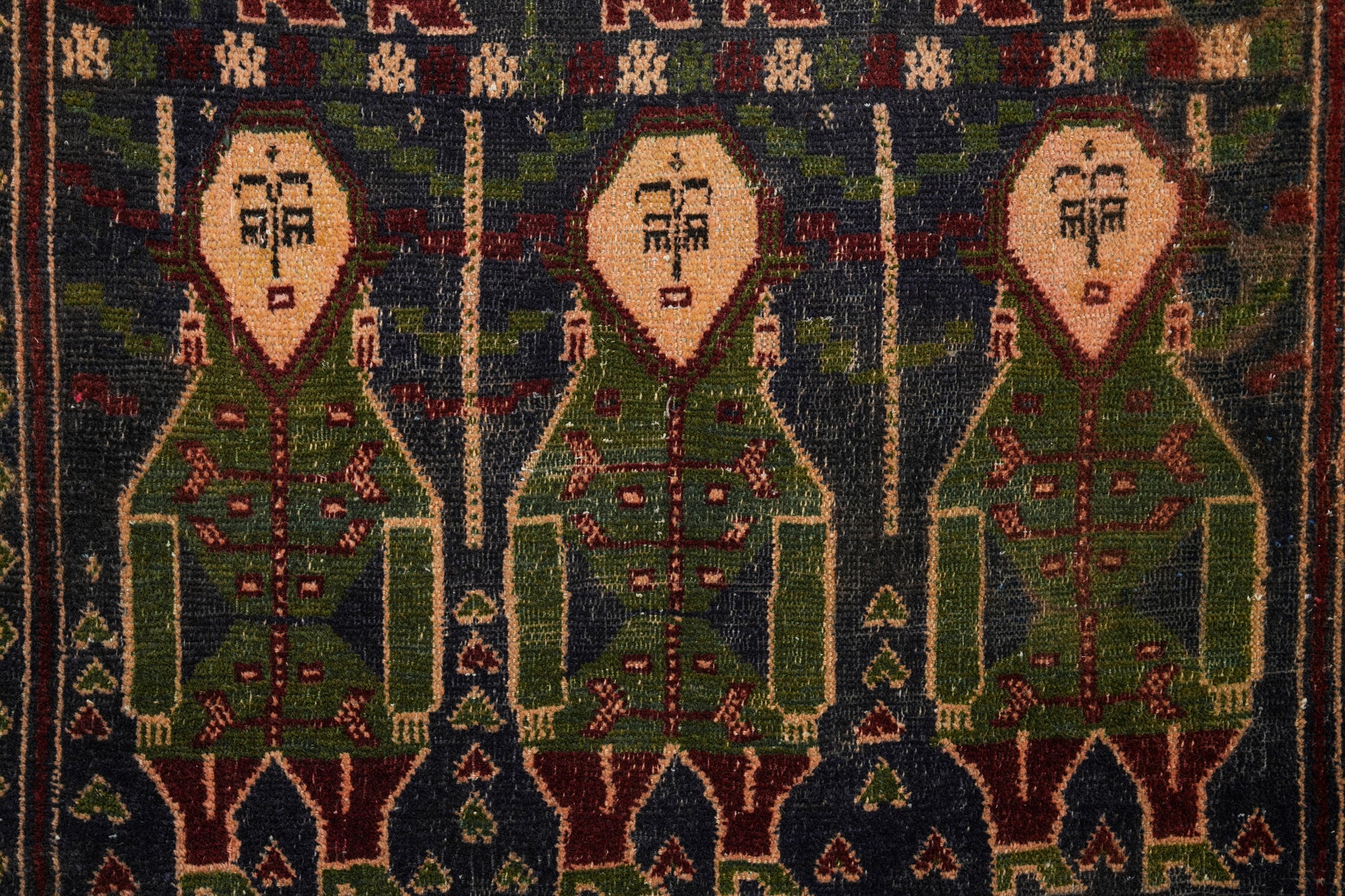 Vintage Balouch Rug 5'8" x 3'7"