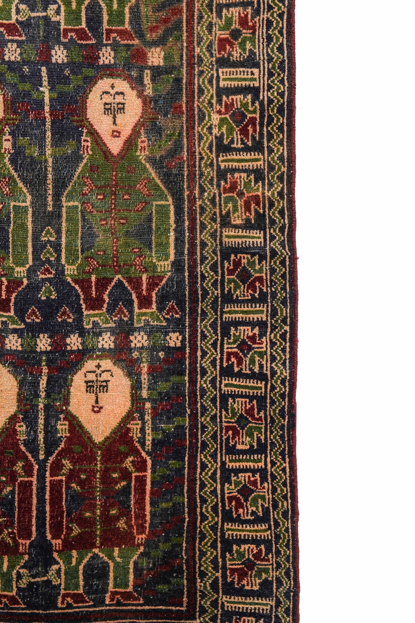 Vintage Balouch Rug 5'8" x 3'7"