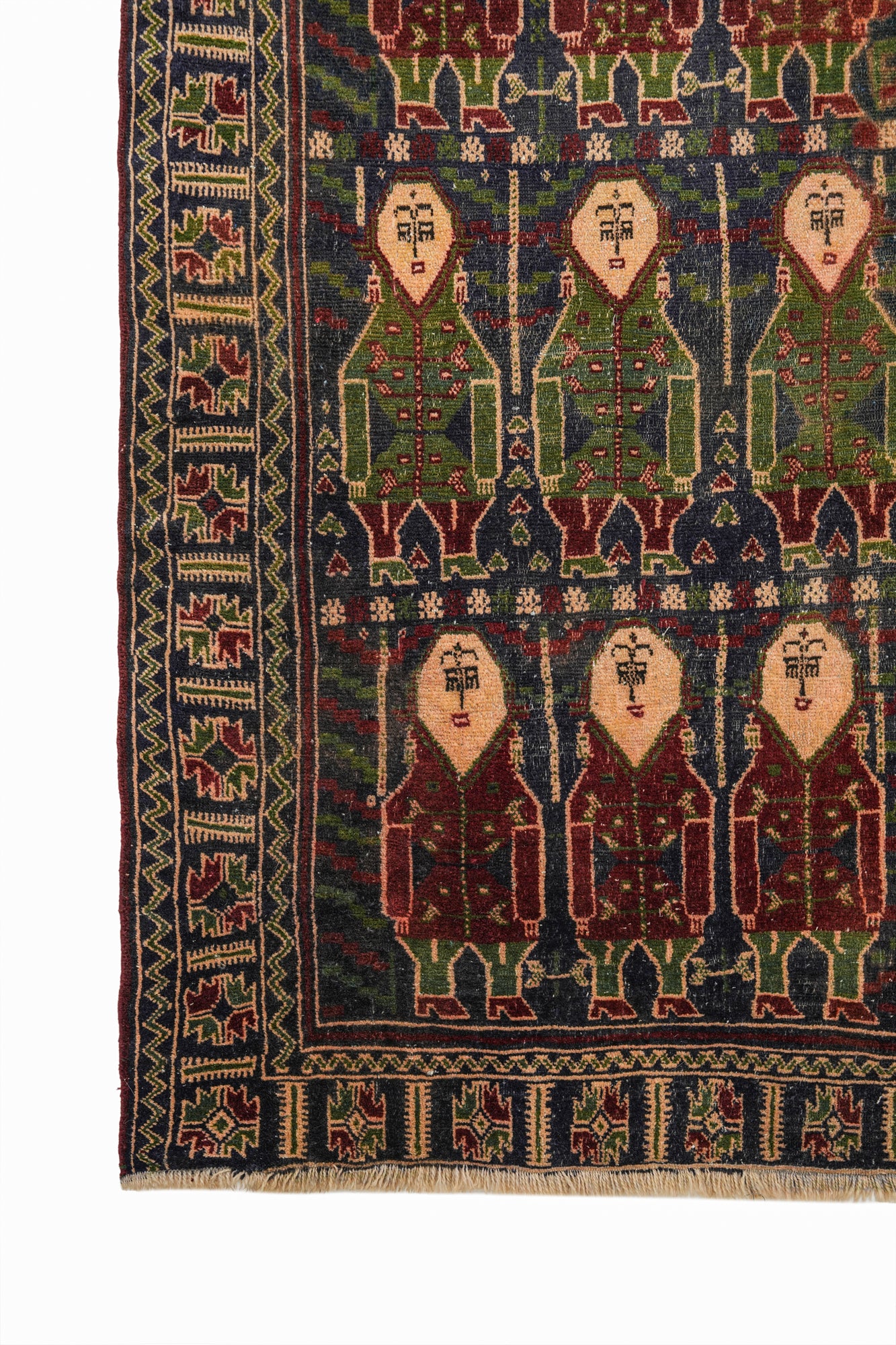 Vintage Balouch Rug 5'8" x 3'7"
