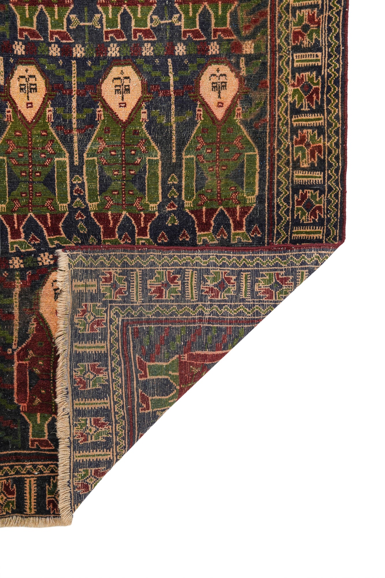 Vintage Balouch Rug 5'8" x 3'7"