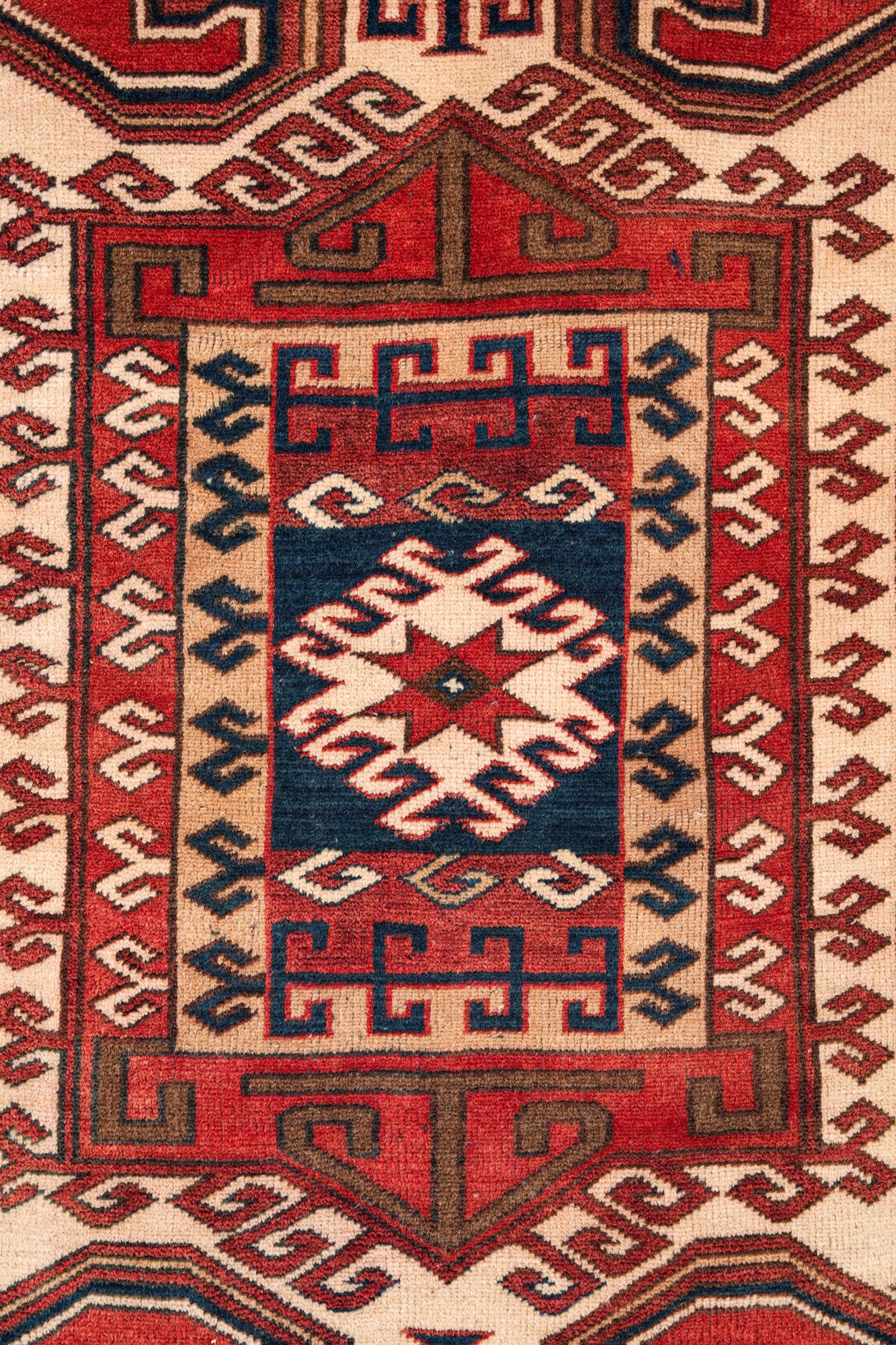 Vintage Turkish Kazak Rug 6'2" X 3'9"