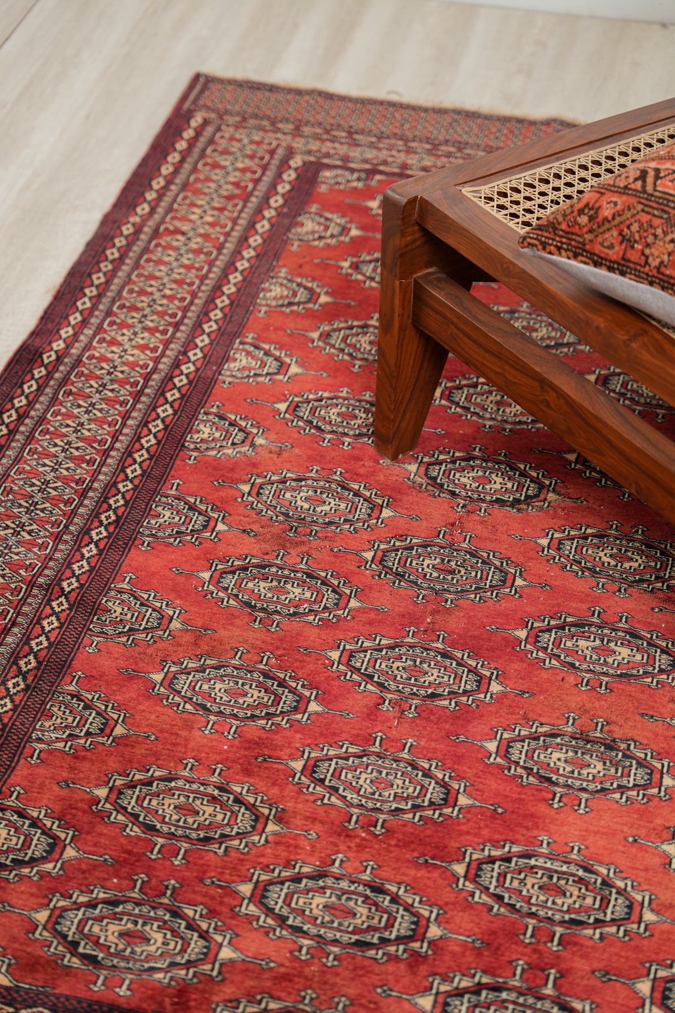 Vintage Pakistani Bokhara Rug 6' x 4'2"