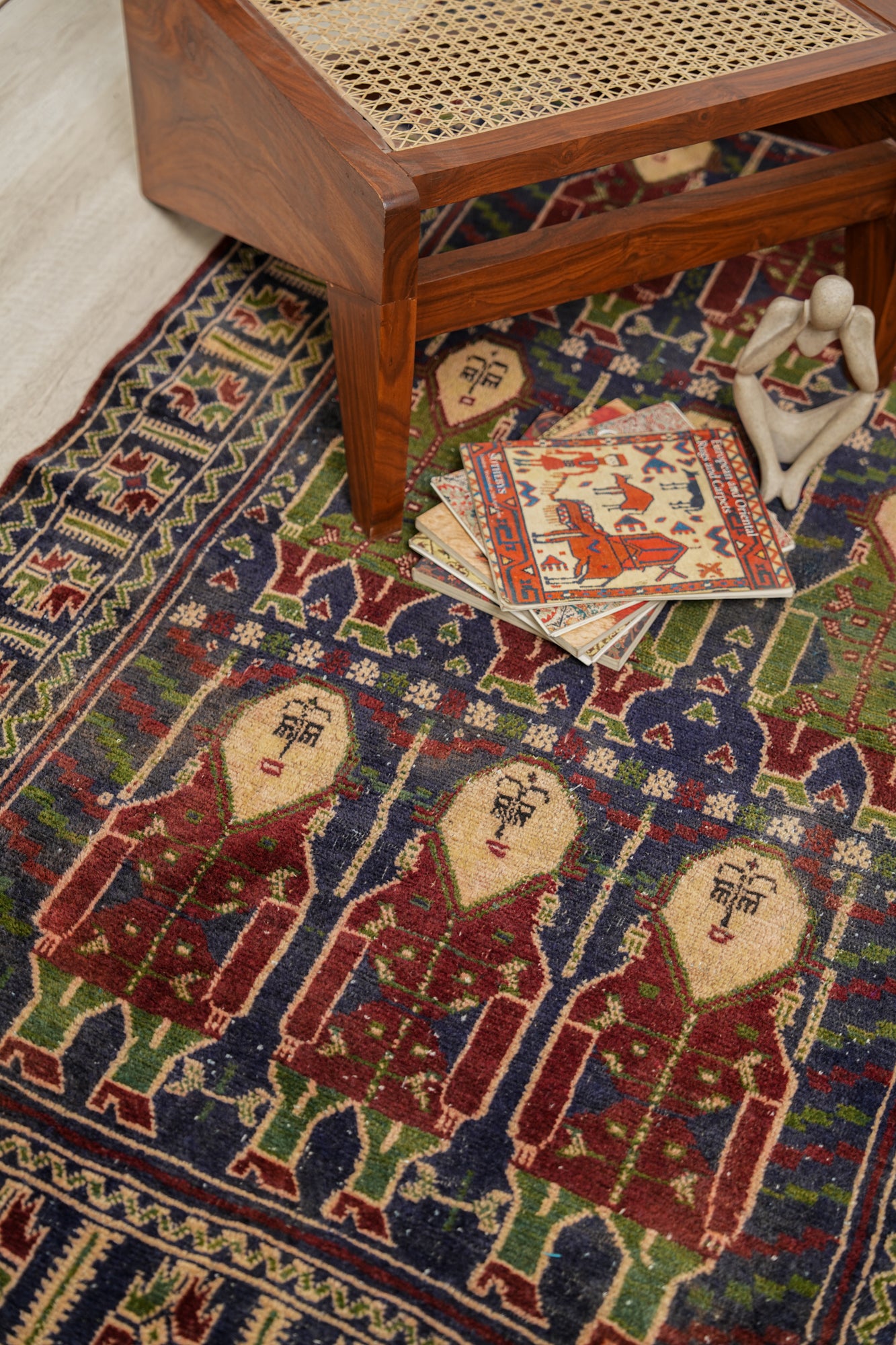 Vintage Balouch Rug 5'8" x 3'7"