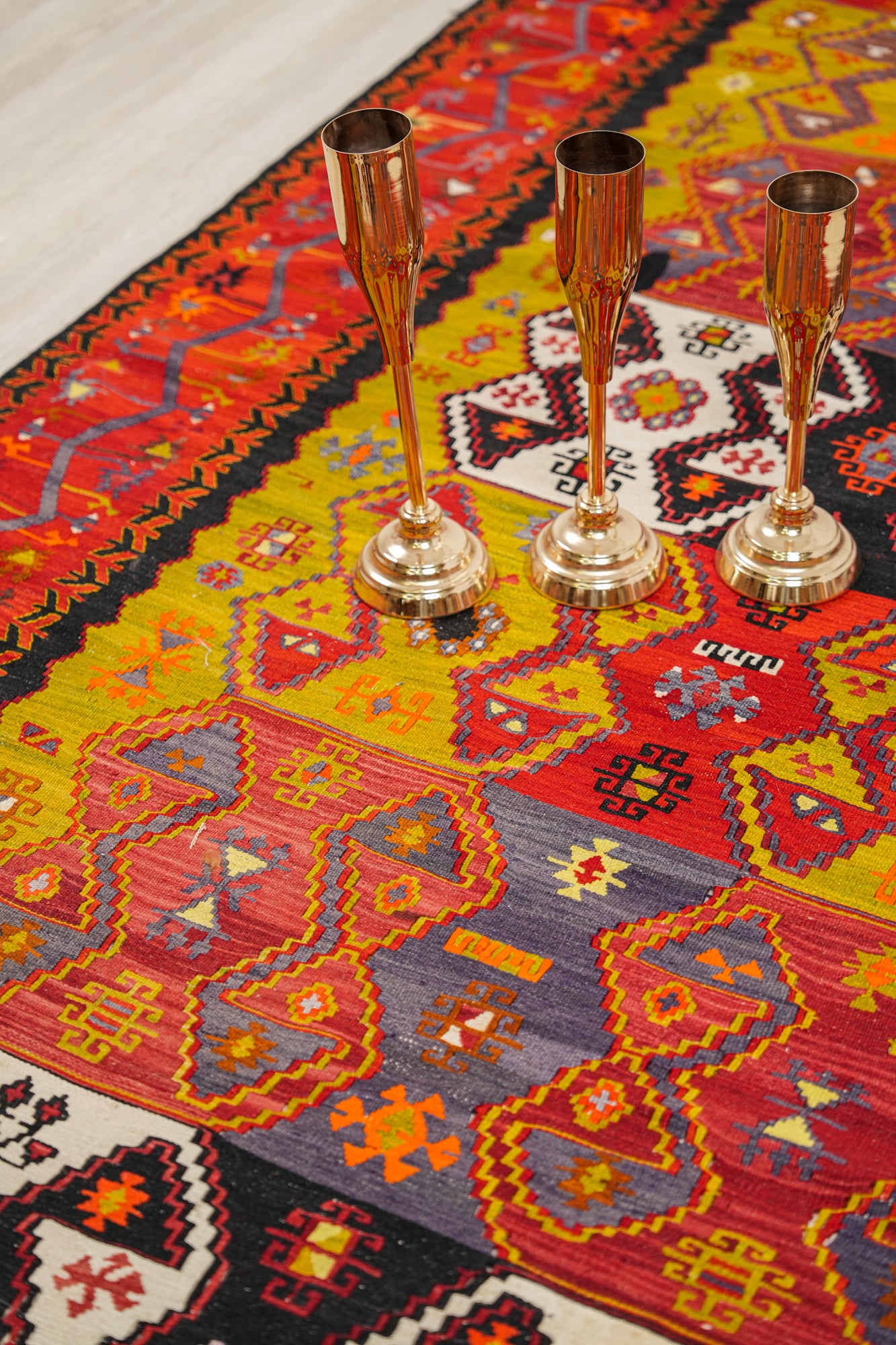 Vintage Anatolian Emirdag Kilim 8'1" x 4'5"