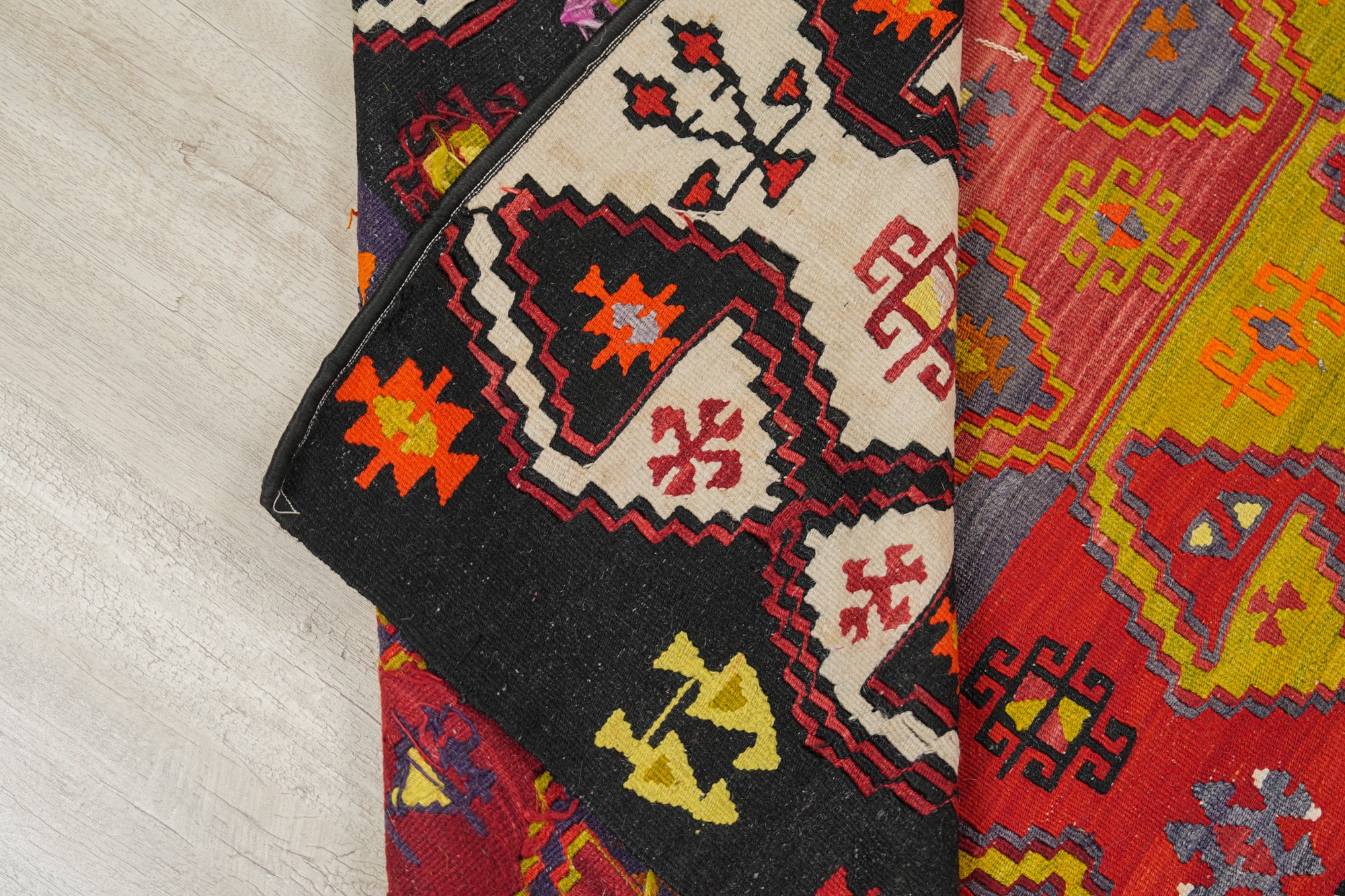 Vintage Anatolian Emirdag Kilim 8'1" x 4'5"