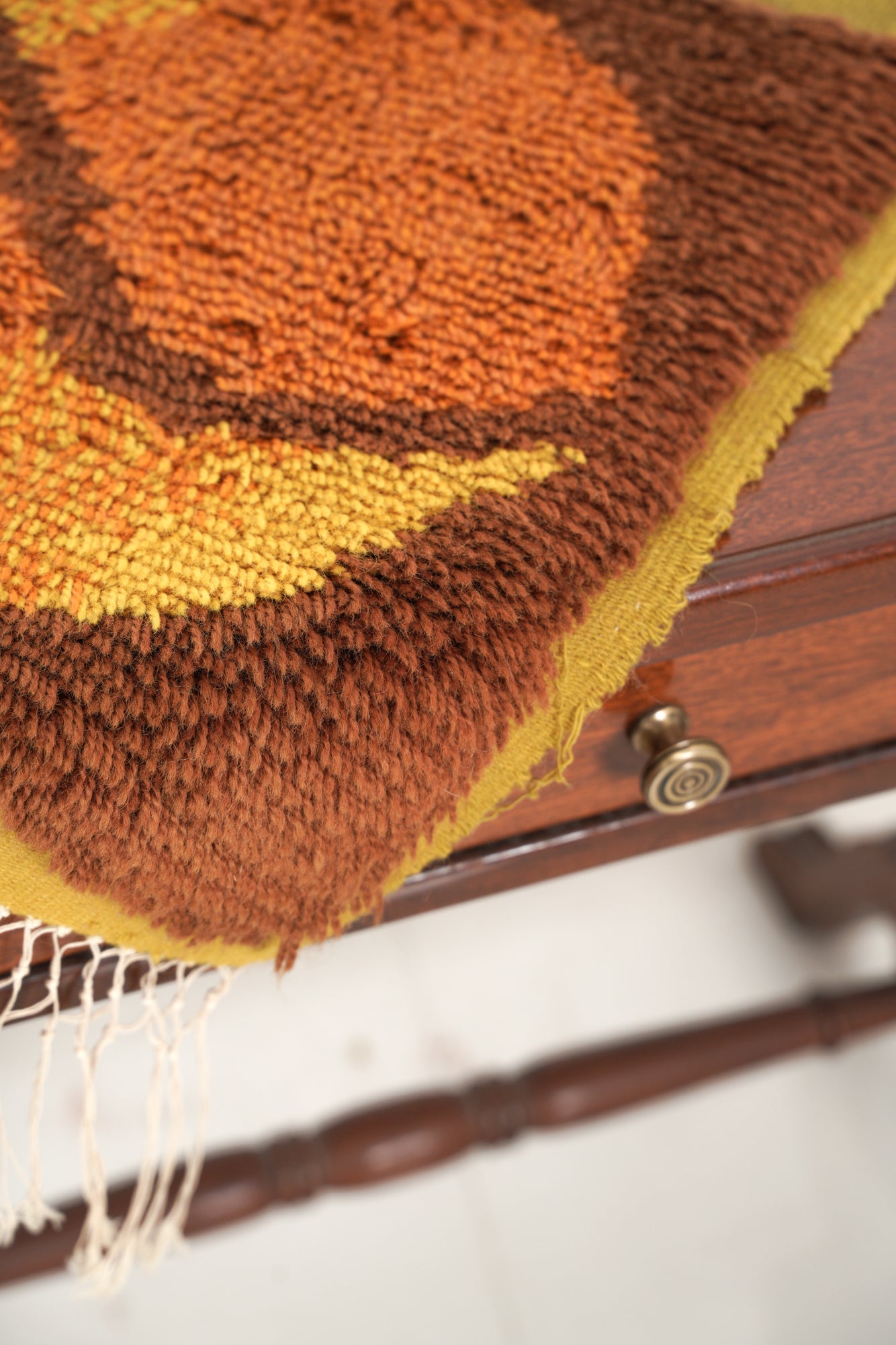 Vintage Scandinavian Rya Rug 1'7" x 1'5"