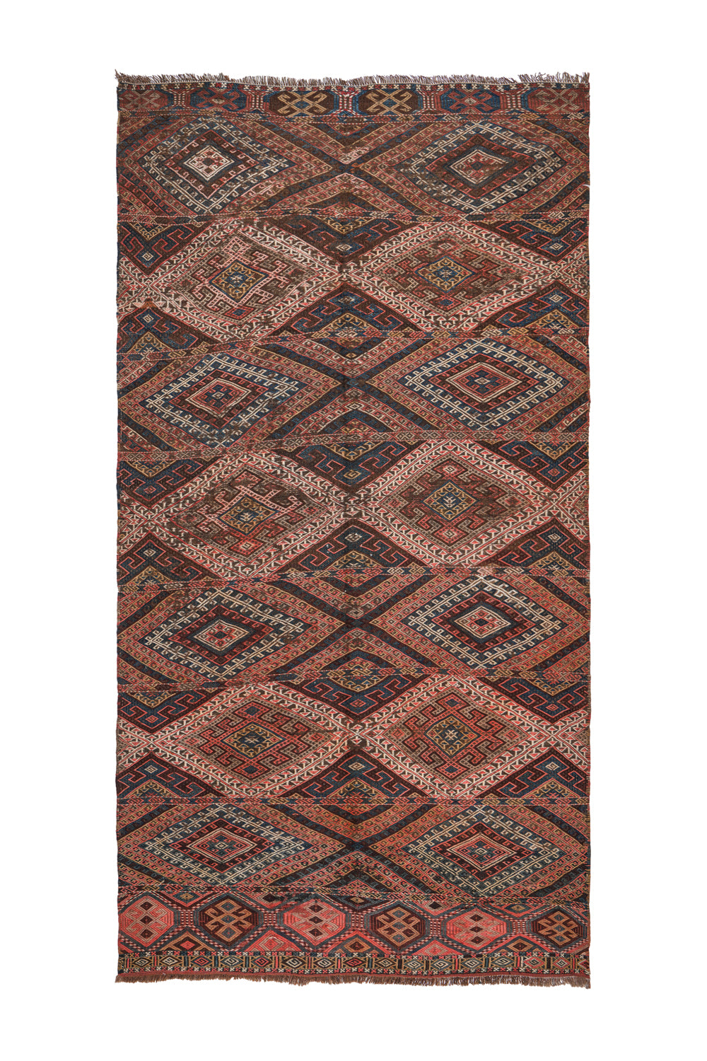 Antique Turkish Cecin Soumak kilim 10'2" x 5'2"