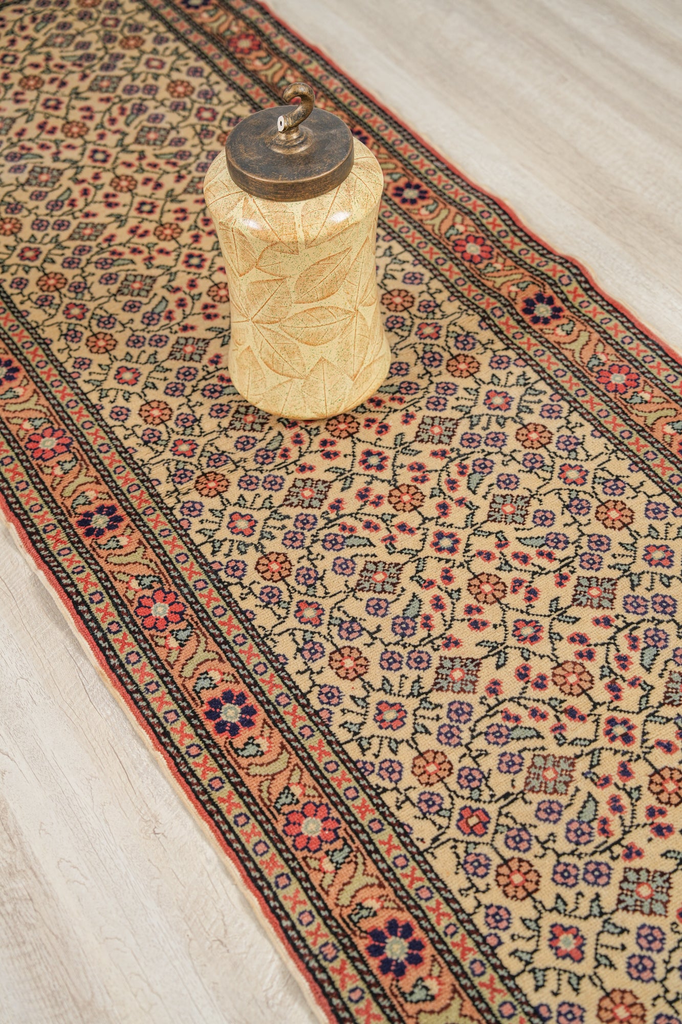 Vintage Turkish Runner Rug 7'4" x 2'6"