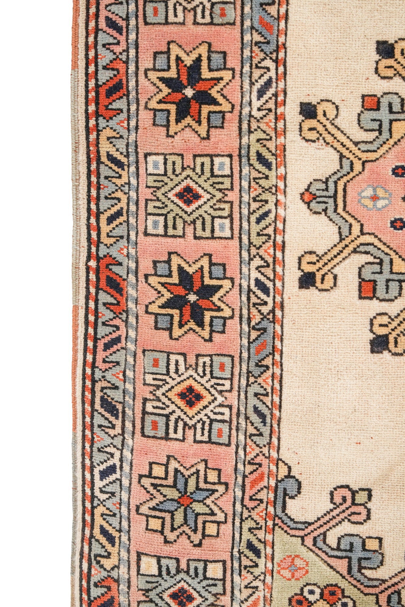 Vintage Turkish Rug 6'8" x 4'