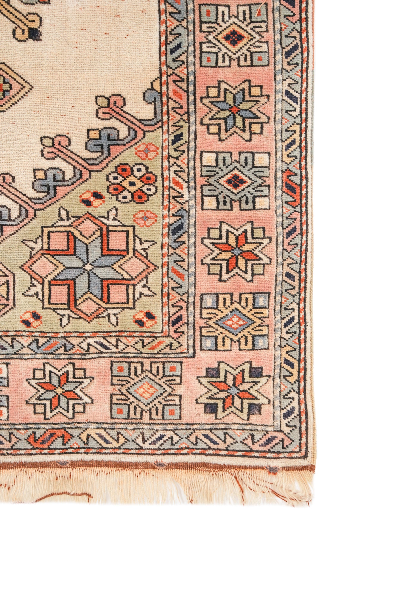 Vintage Turkish Rug 6'8" x 4'