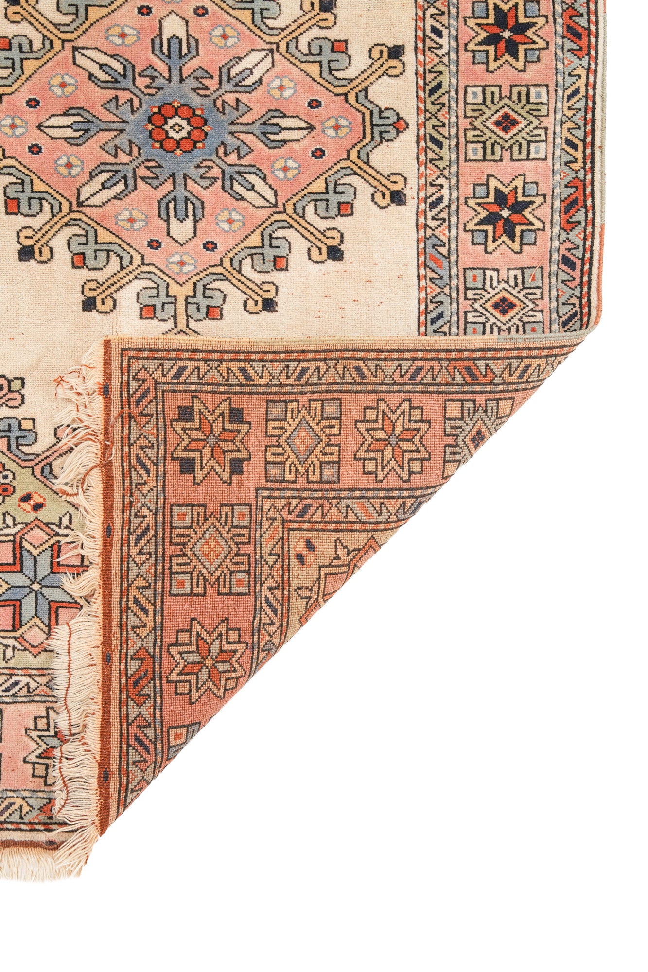Vintage Turkish Rug 6'8" x 4'