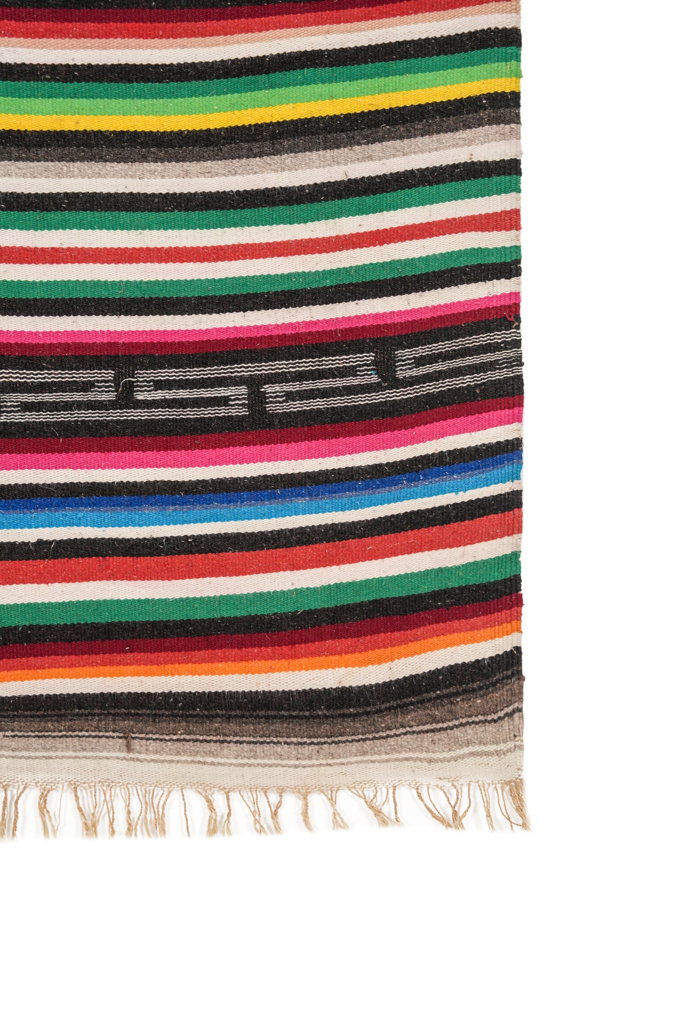 vintage Mexican Zapotec Textile 7' x 4'5"