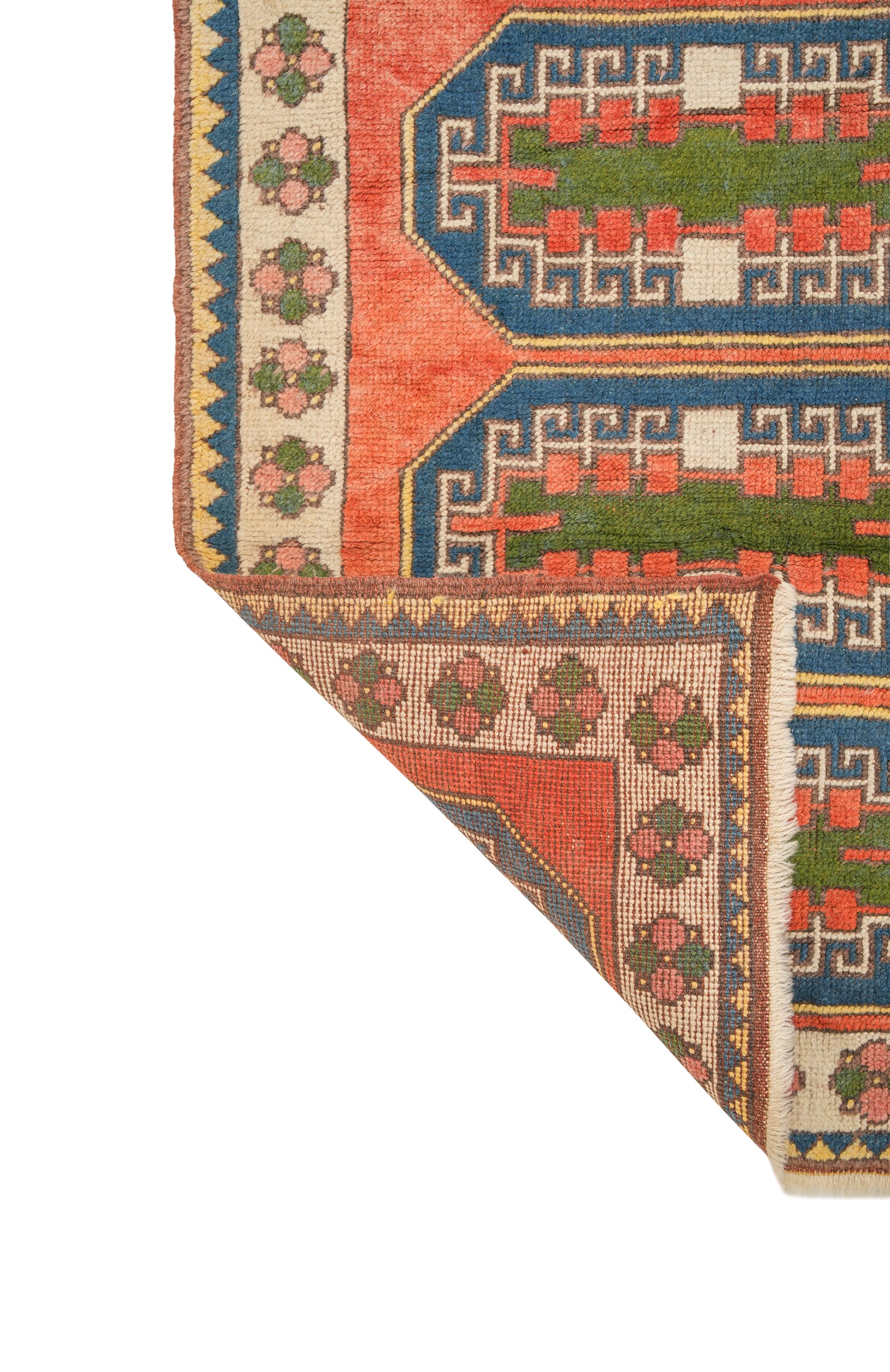 Vintage Turkish Kazak Rug 3'8" X 3'