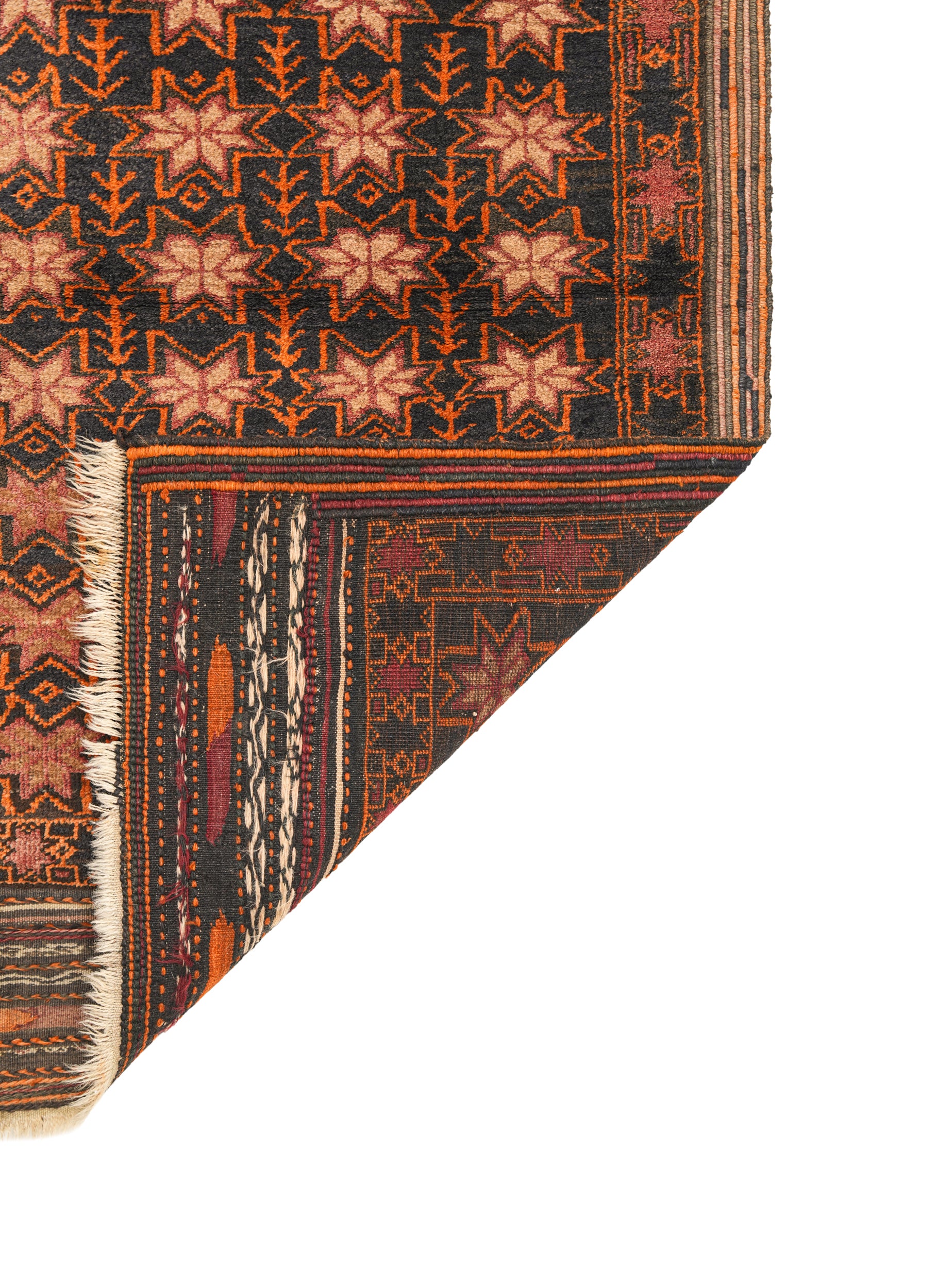 Vintage Turkmen Rug 4'4" X 2'8"