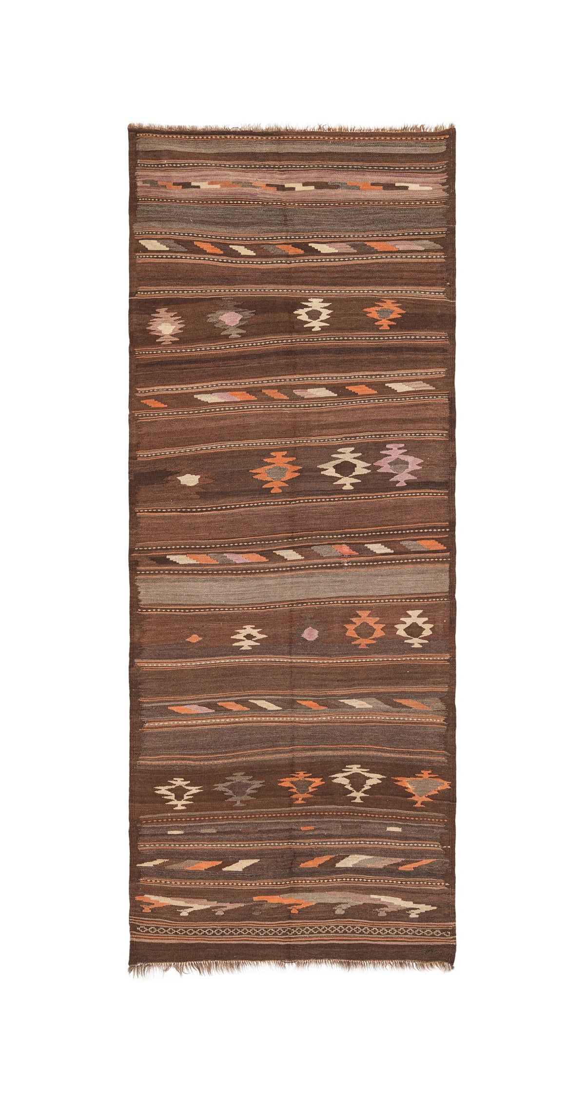Vintage Baloch Kilim Runner 10'2