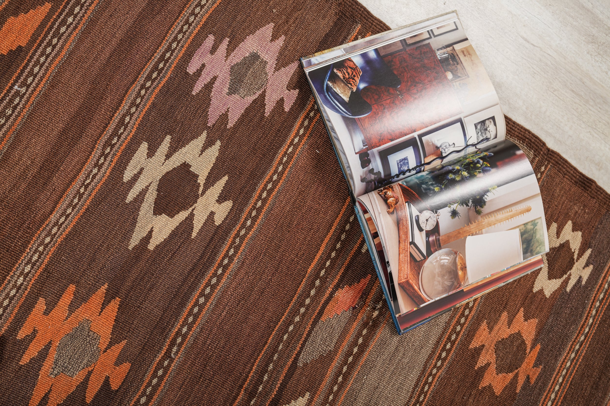 Vintage Baloch Kilim Runner 10'2" x 4'