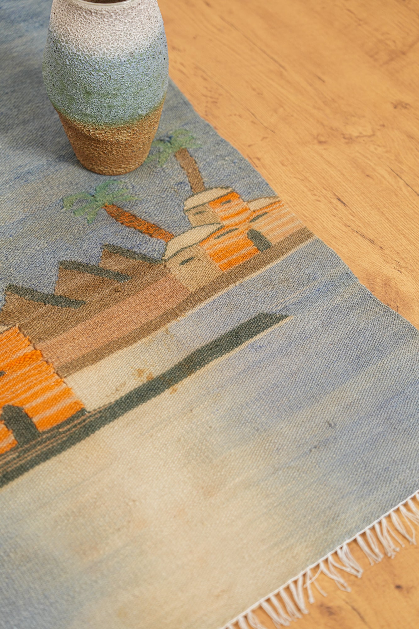 Vintage Egyptian Tapestry Kilim 3' x 2'4"