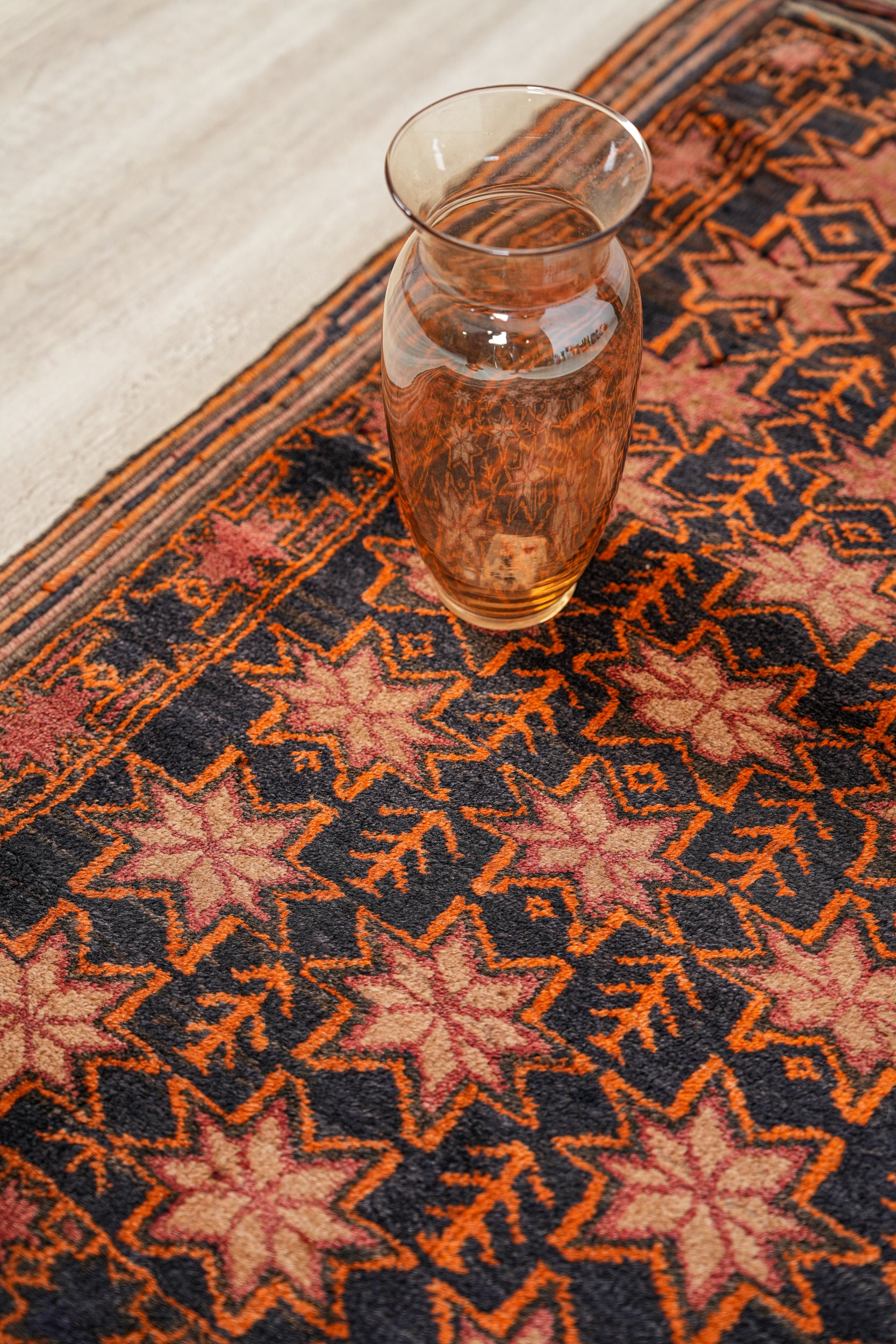 Vintage Turkmen Rug 4'4" X 2'8"