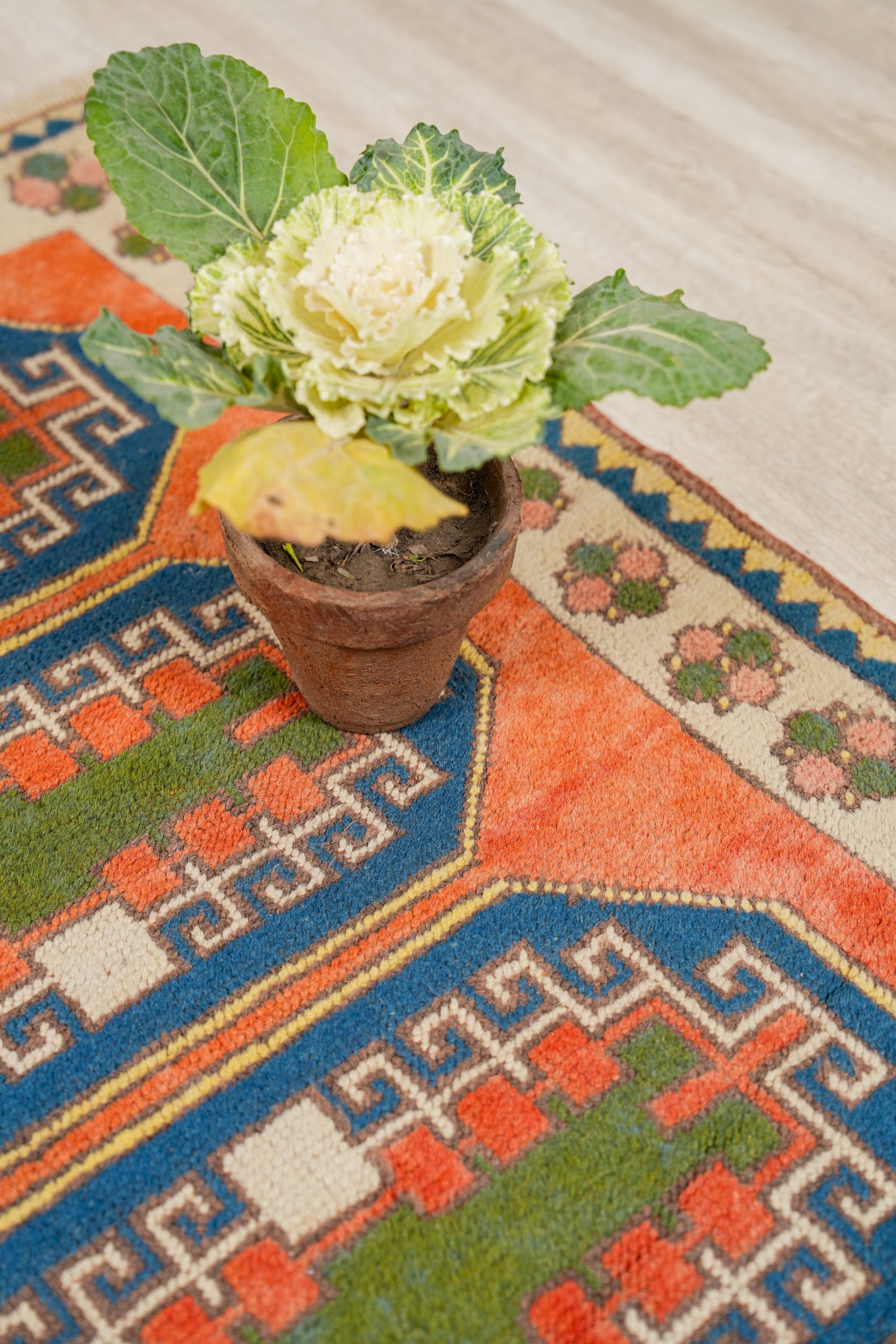 Vintage Turkish Kazak Rug 3'8" X 3'