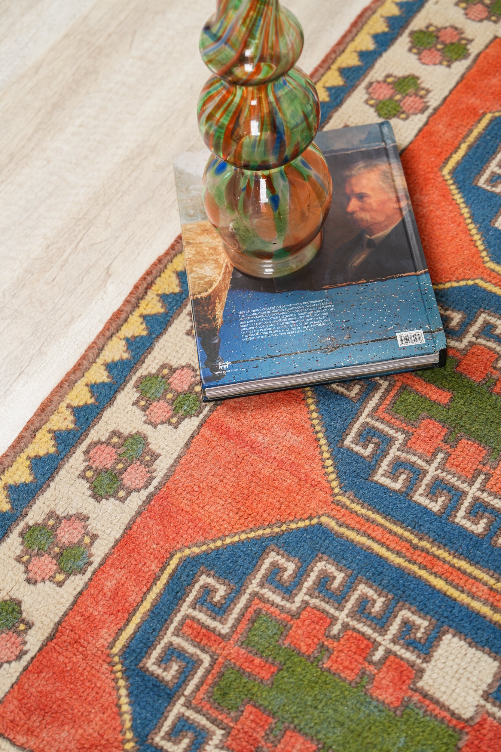 Vintage Turkish Kazak Rug 3'8" X 3'