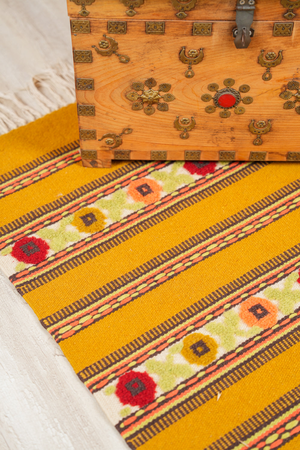 Vintage Polish Torontal Kilim 3'3" x 1'7"
