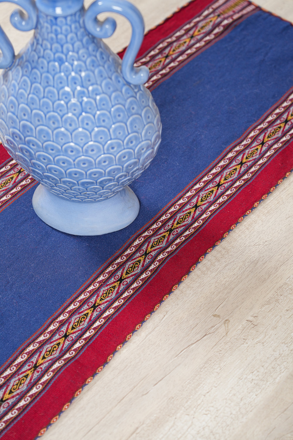 Vintage Peruvian Table Runner Textile 5' x 1'3"